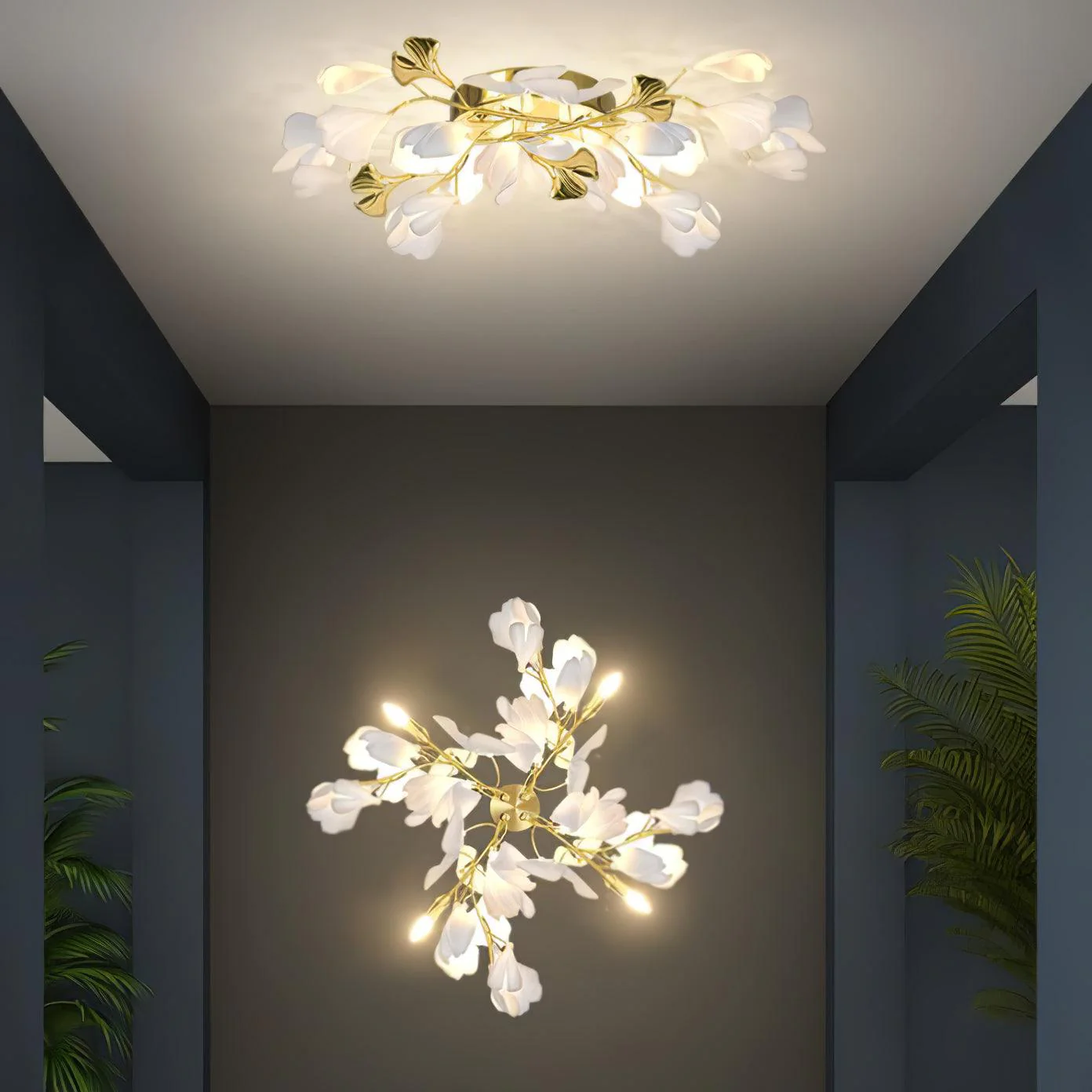 Gingko Flowers Wall Lamp - Image 10
