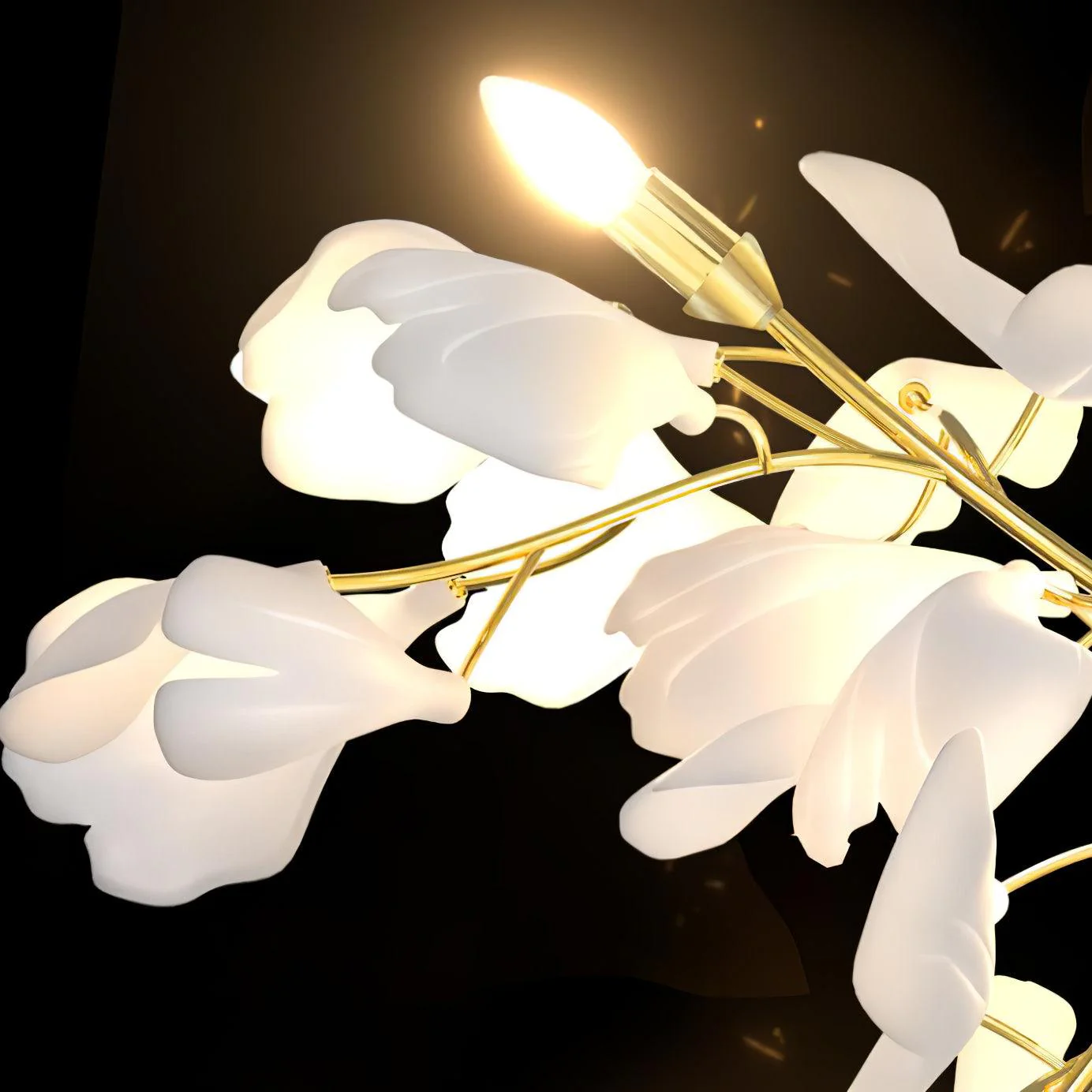 Gingko Flowers Wall Lamp - Image 14