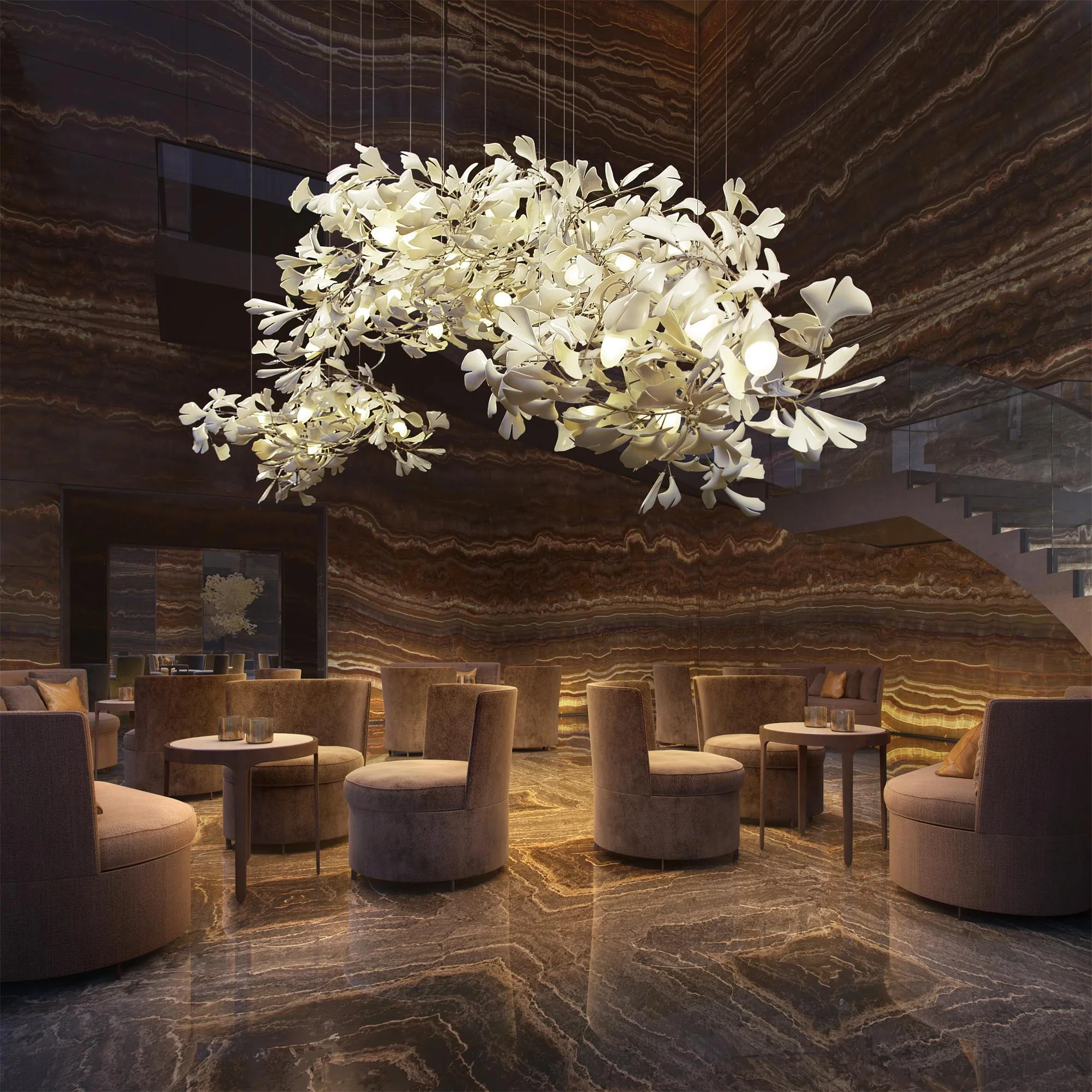 Gingko Chandelier C - Image 22