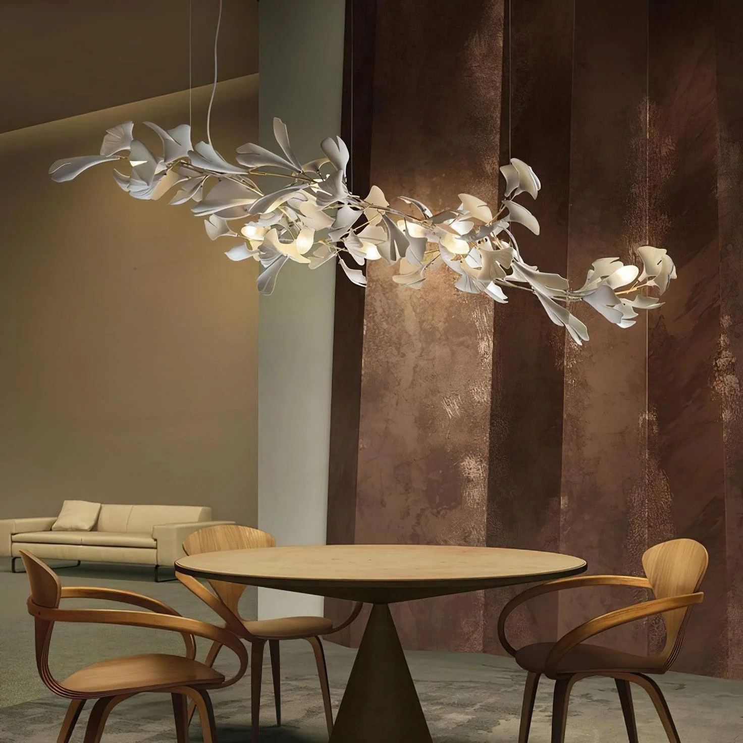 Gingko Chandelier E - Image 11