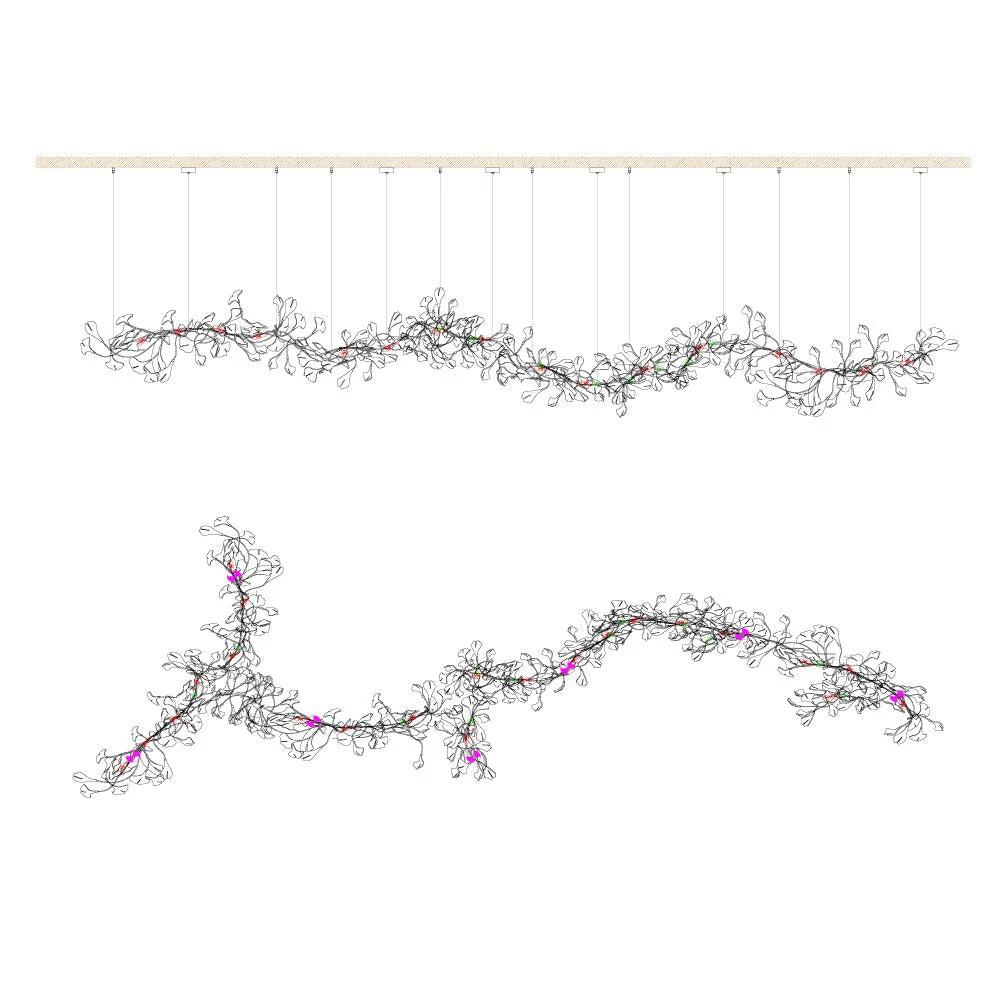 Gingko Chandelier E - Image 39
