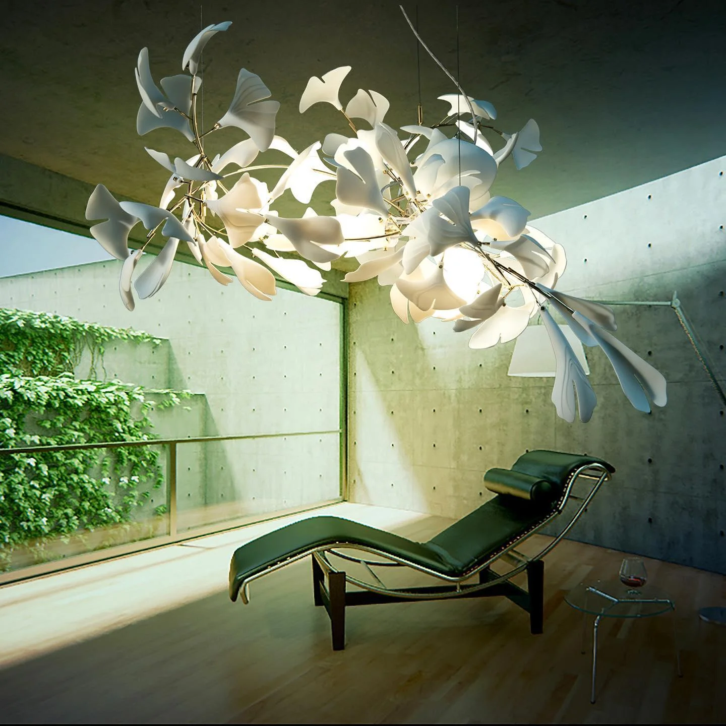 Gingko Chandelier E - Image 9
