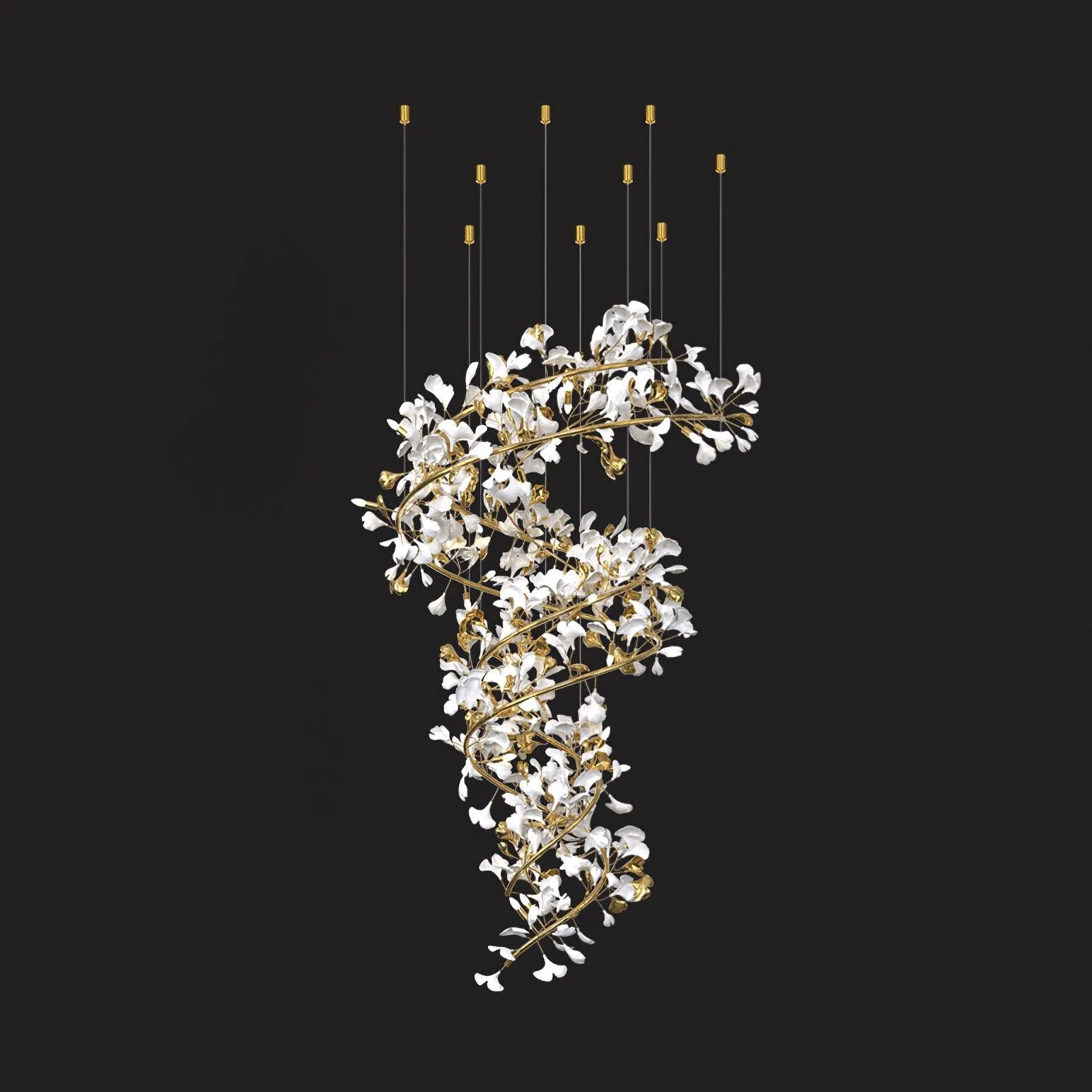 Gingko Chandelier Q - Image 14