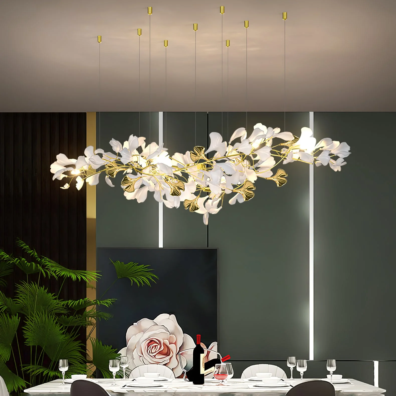 Gingko Chandelier Z - Image 12