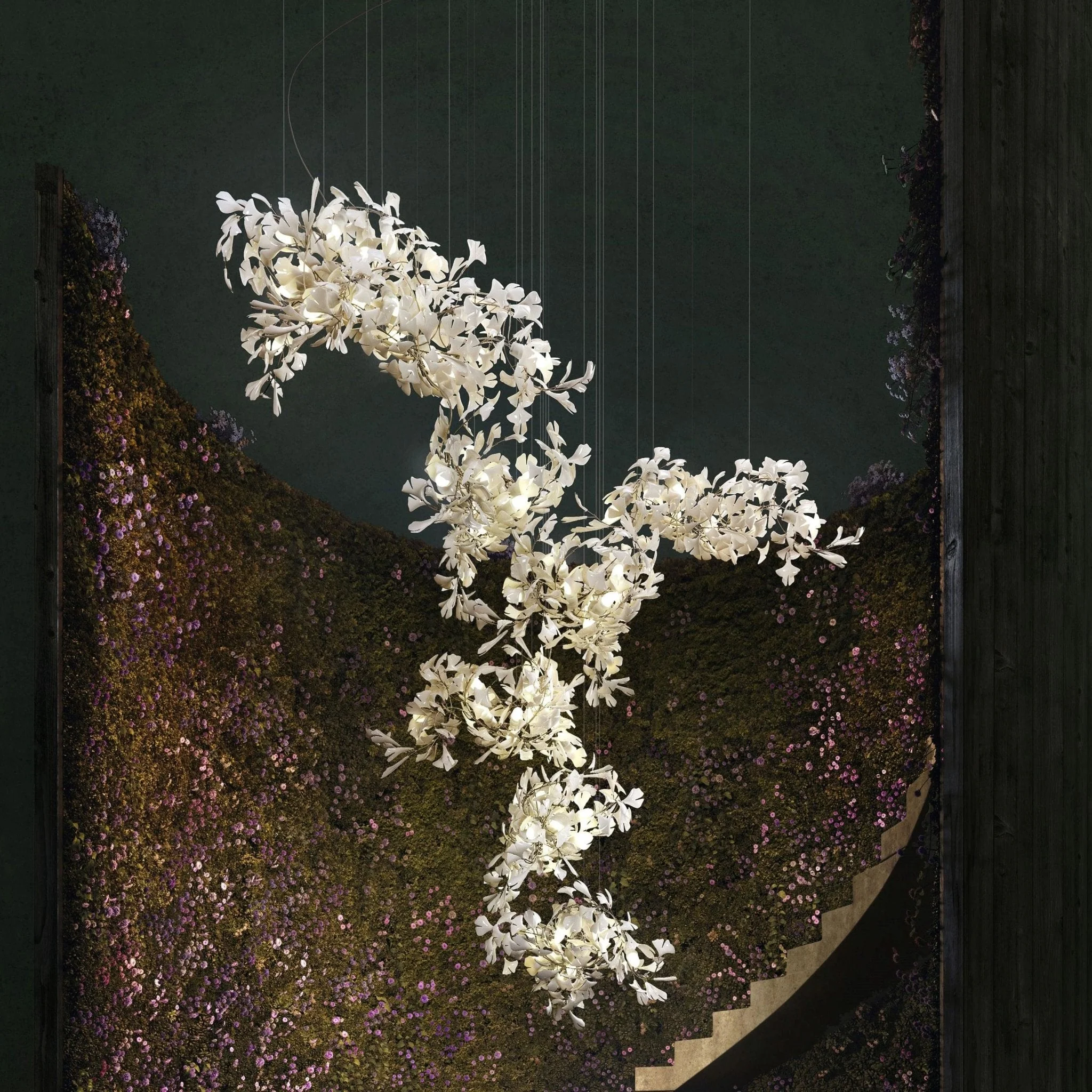 Gingko Combination Chandelier - Image 2