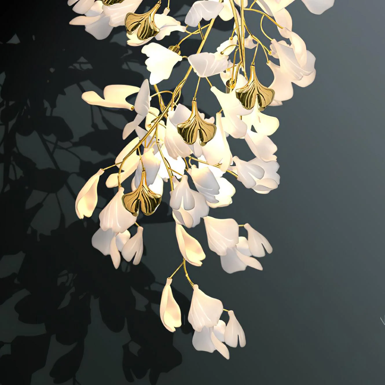 Gingko Flowers Plug-in Wall Lamp - Image 10
