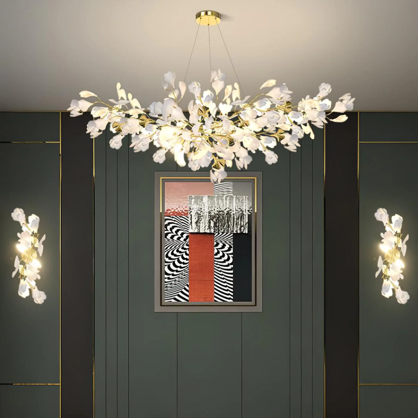 Gingko Flowers Plug-in Wall Lamp - Image 12