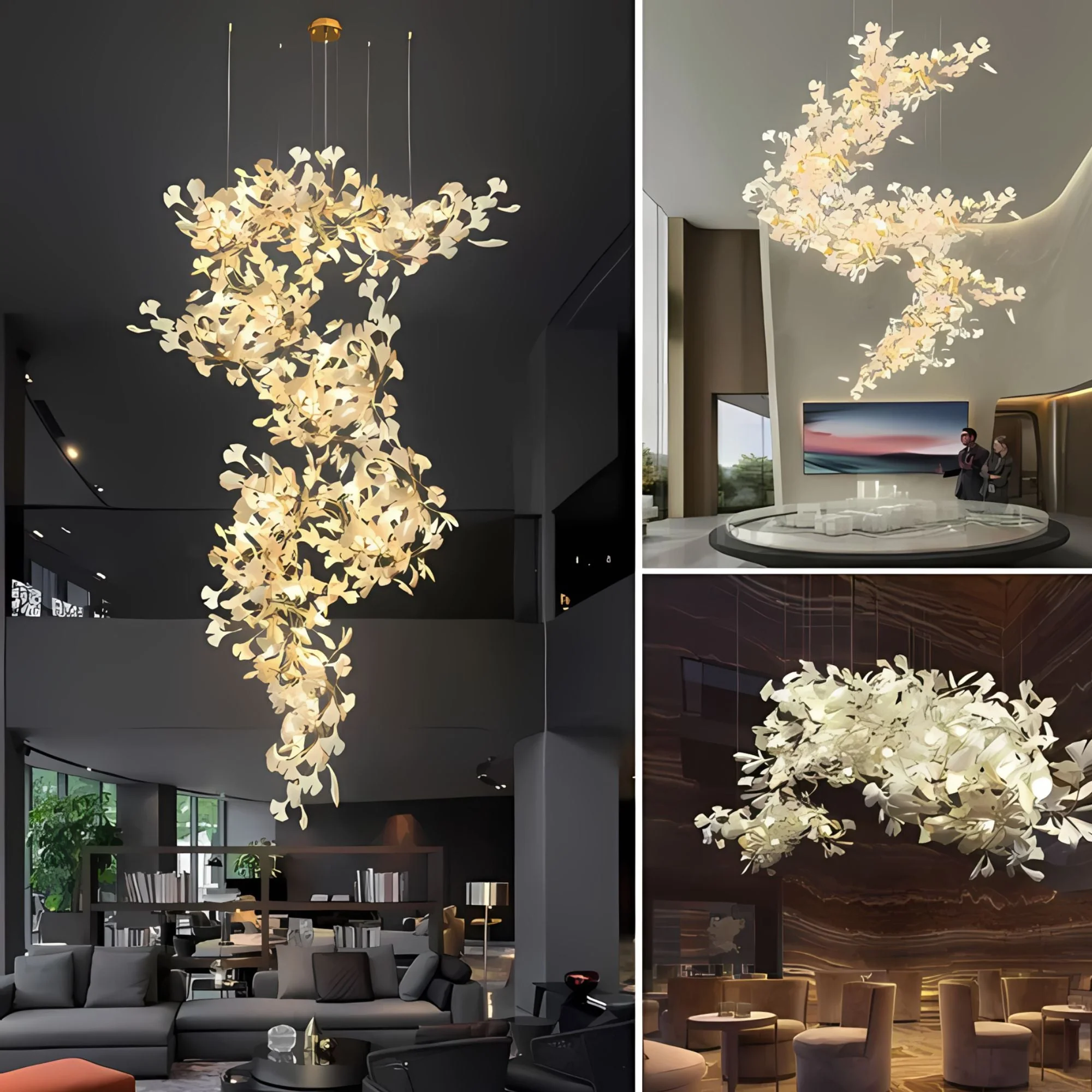 Ginkgo Grand Chandelier - Image 11