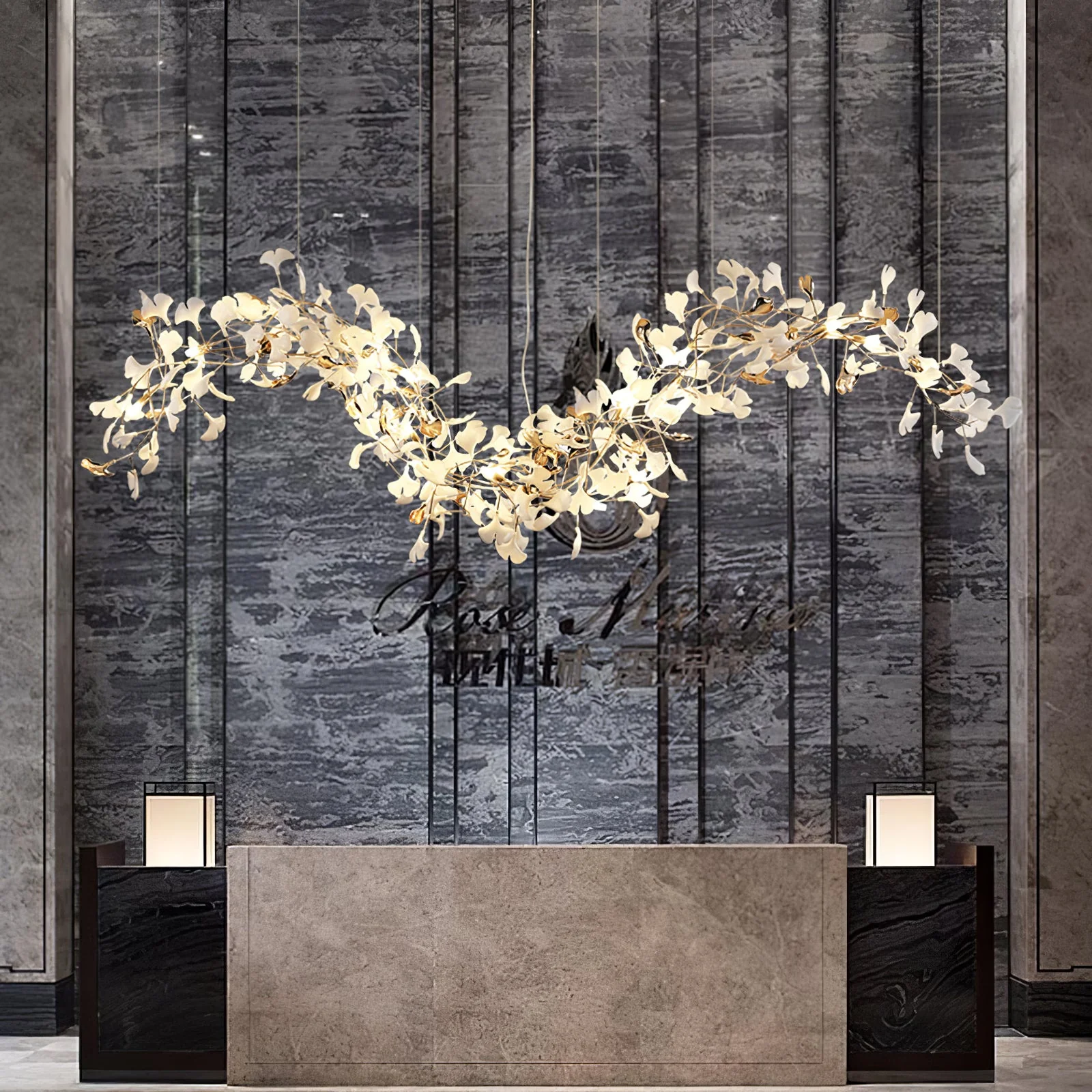 Ginkgo Tip Tlying Chandelier - Image 15