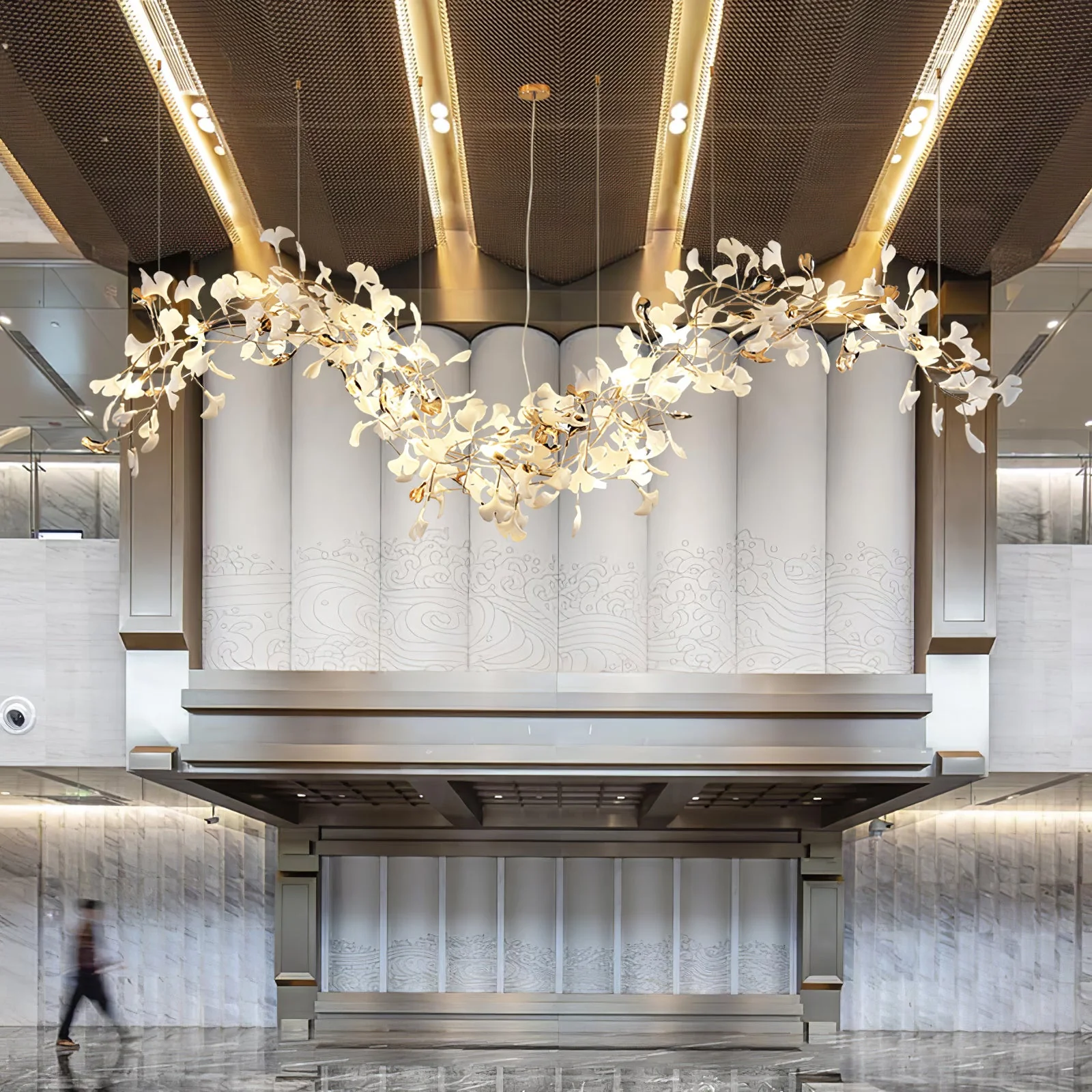 Ginkgo Tip Tlying Chandelier - Image 16