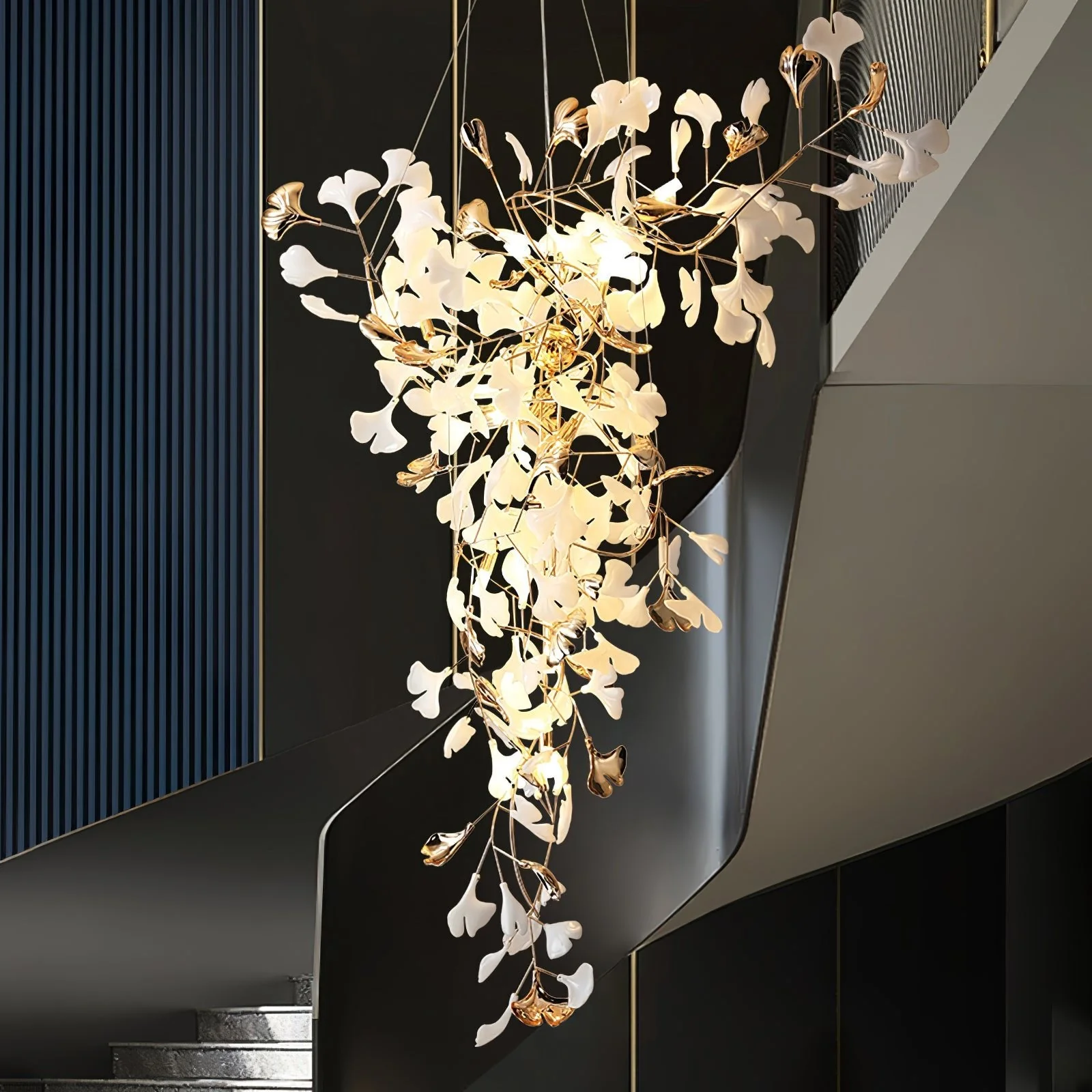 Ginkgo Tip Tlying Chandelier - Image 19