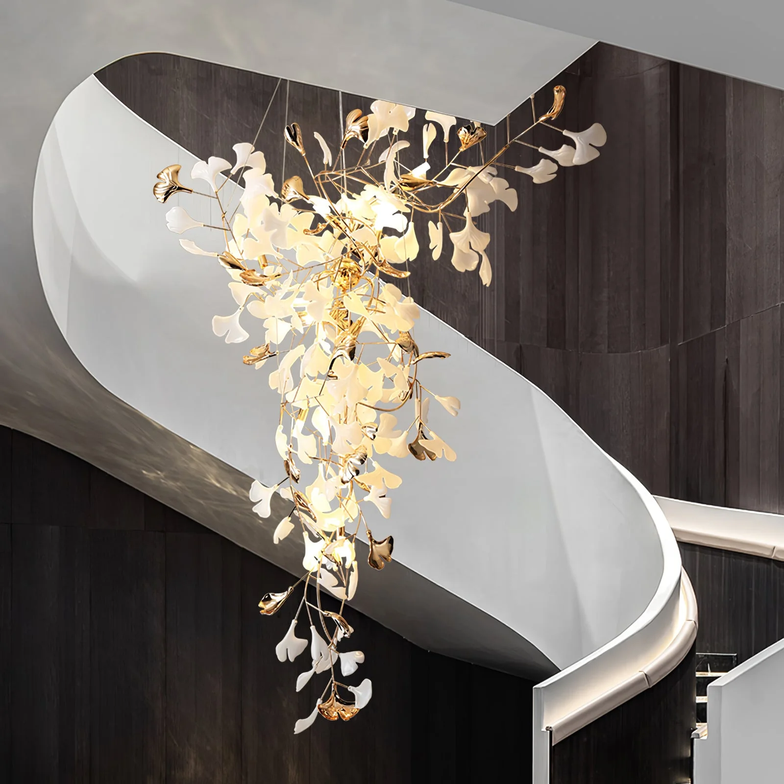 Ginkgo Tip Tlying Chandelier - Image 21