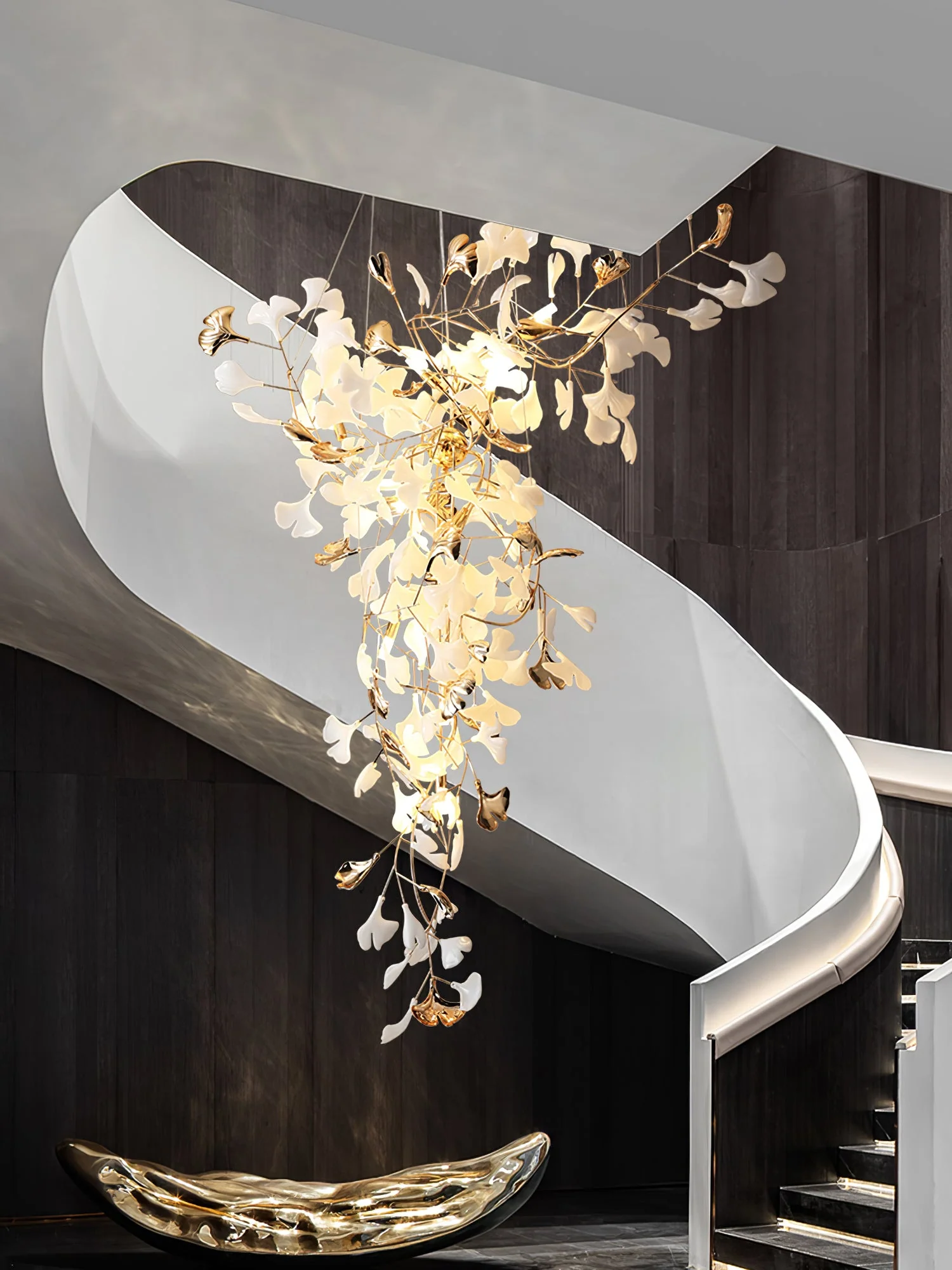 Ginkgo Tip Tlying Chandelier - Image 25