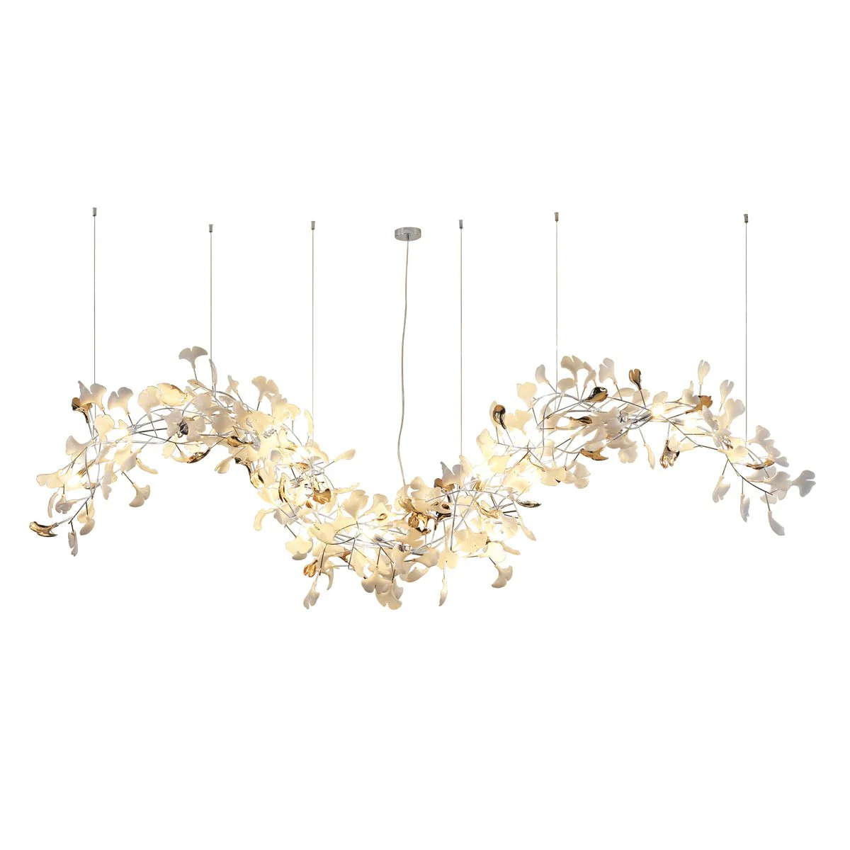 Ginkgo Tip Tlying Chandelier - Image 27