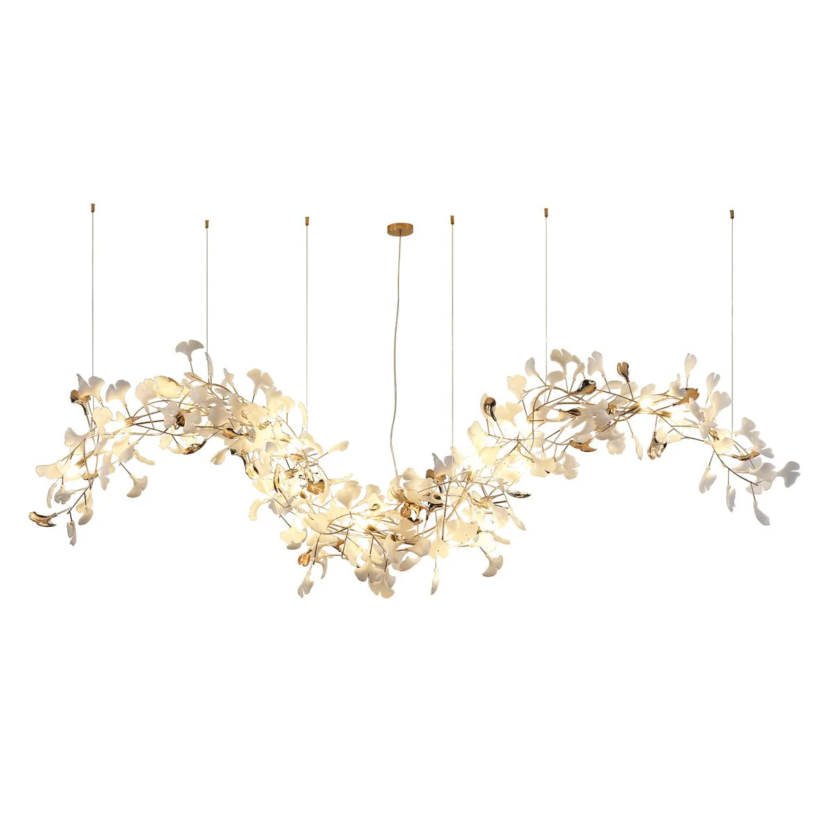 Ginkgo Tip Tlying Chandelier - Image 32