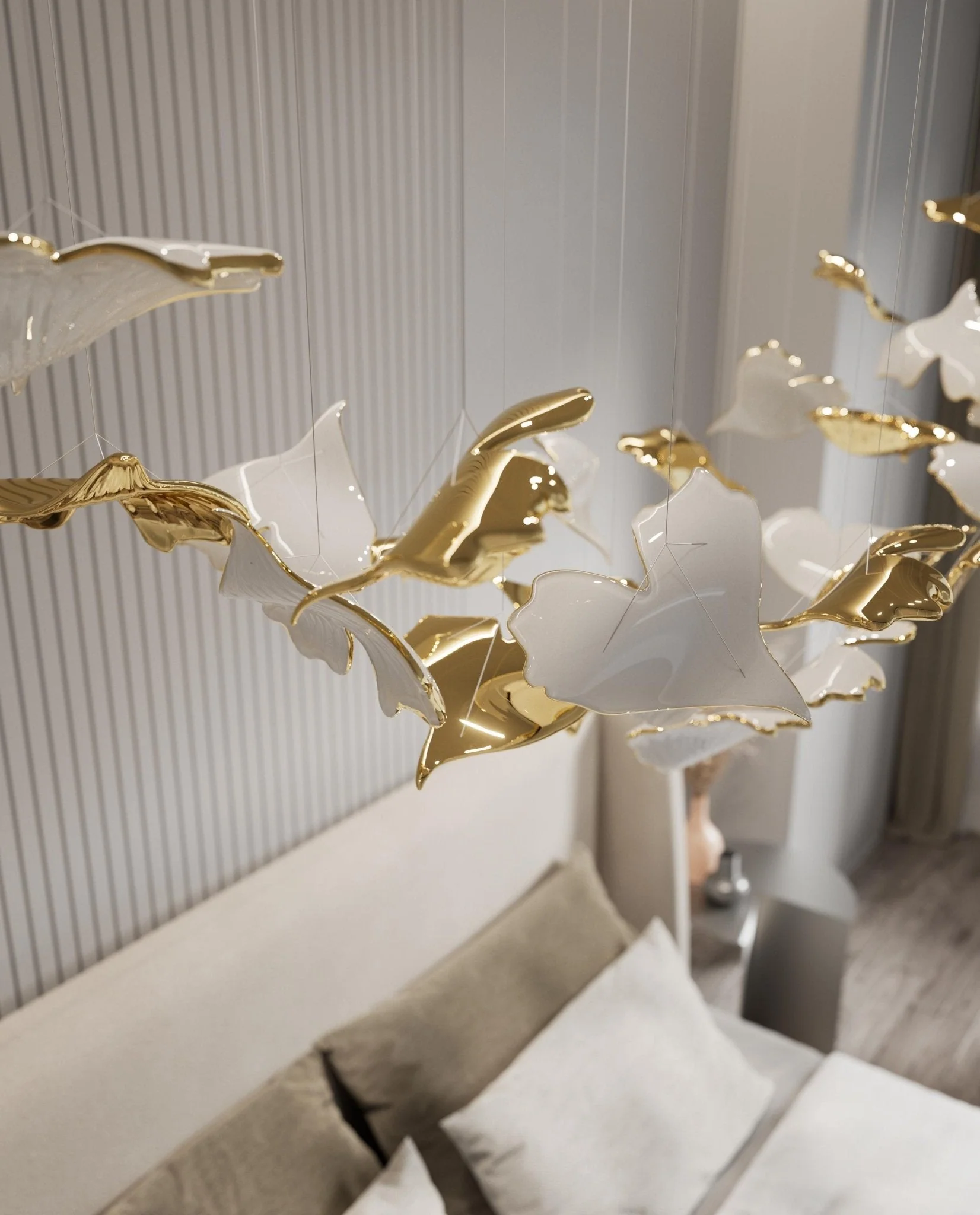 Ginkgo Tree Chandelier - Image 4