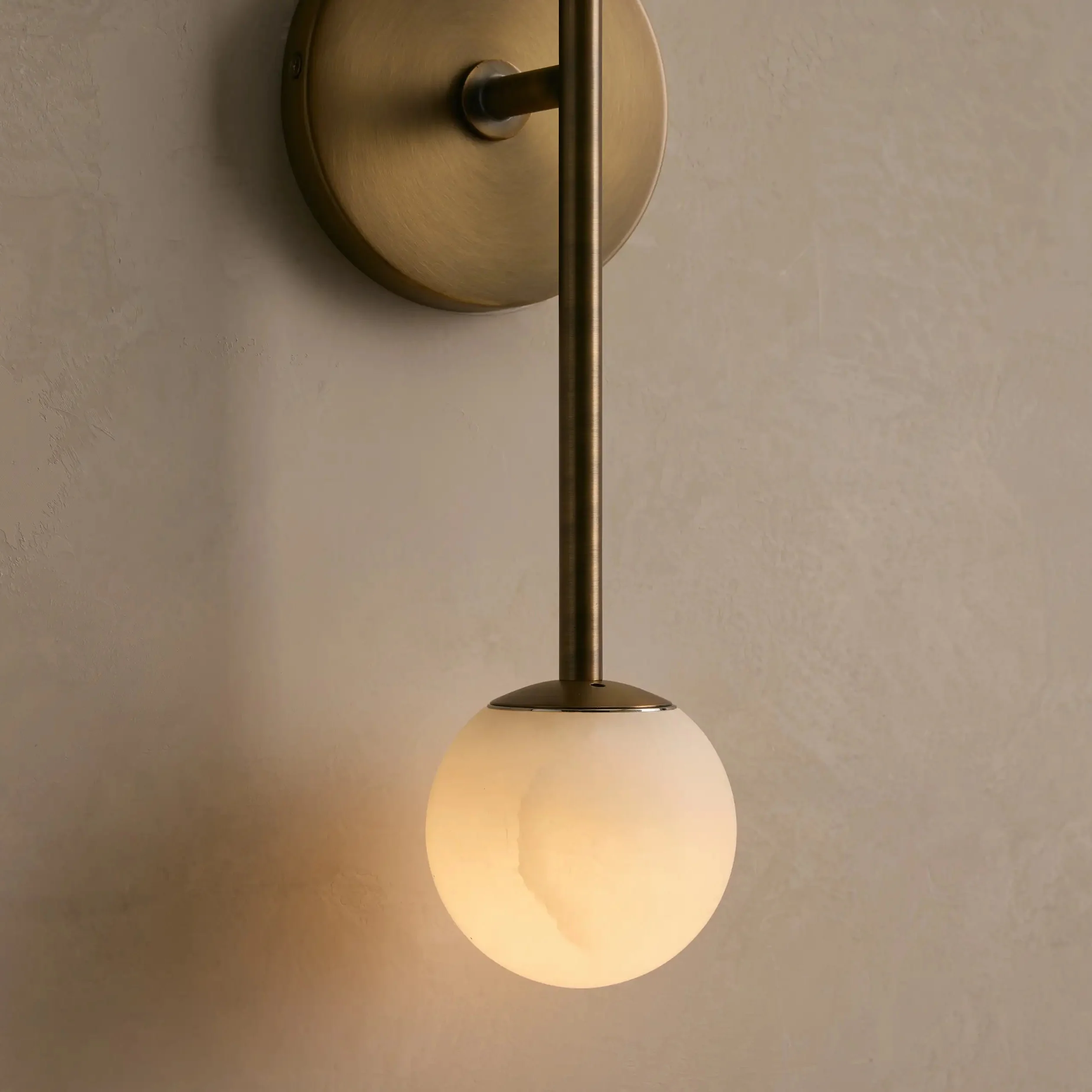 Girouette Double  Alabaster Sconce - Image 3