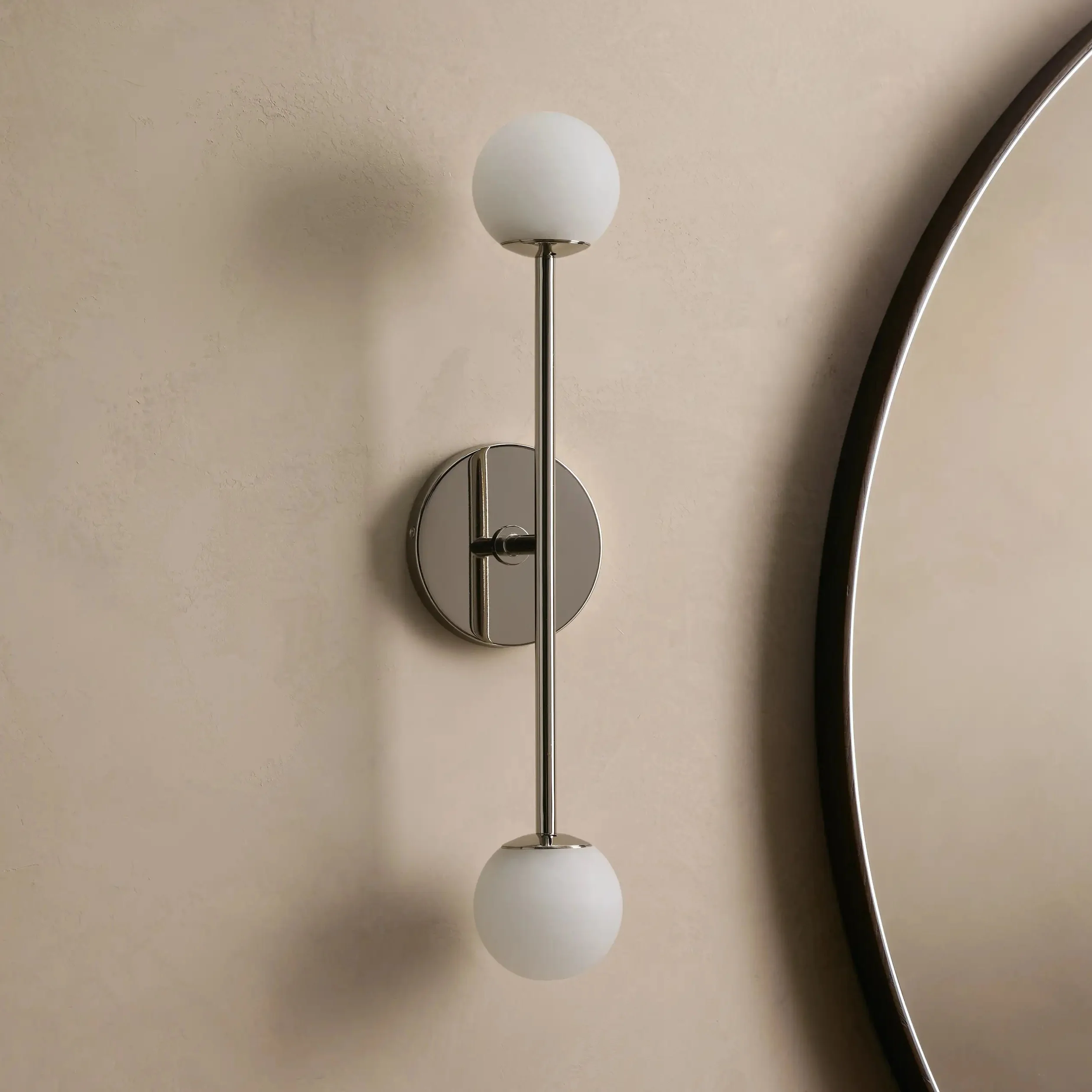 Girouette Double  Alabaster Sconce - Image 6