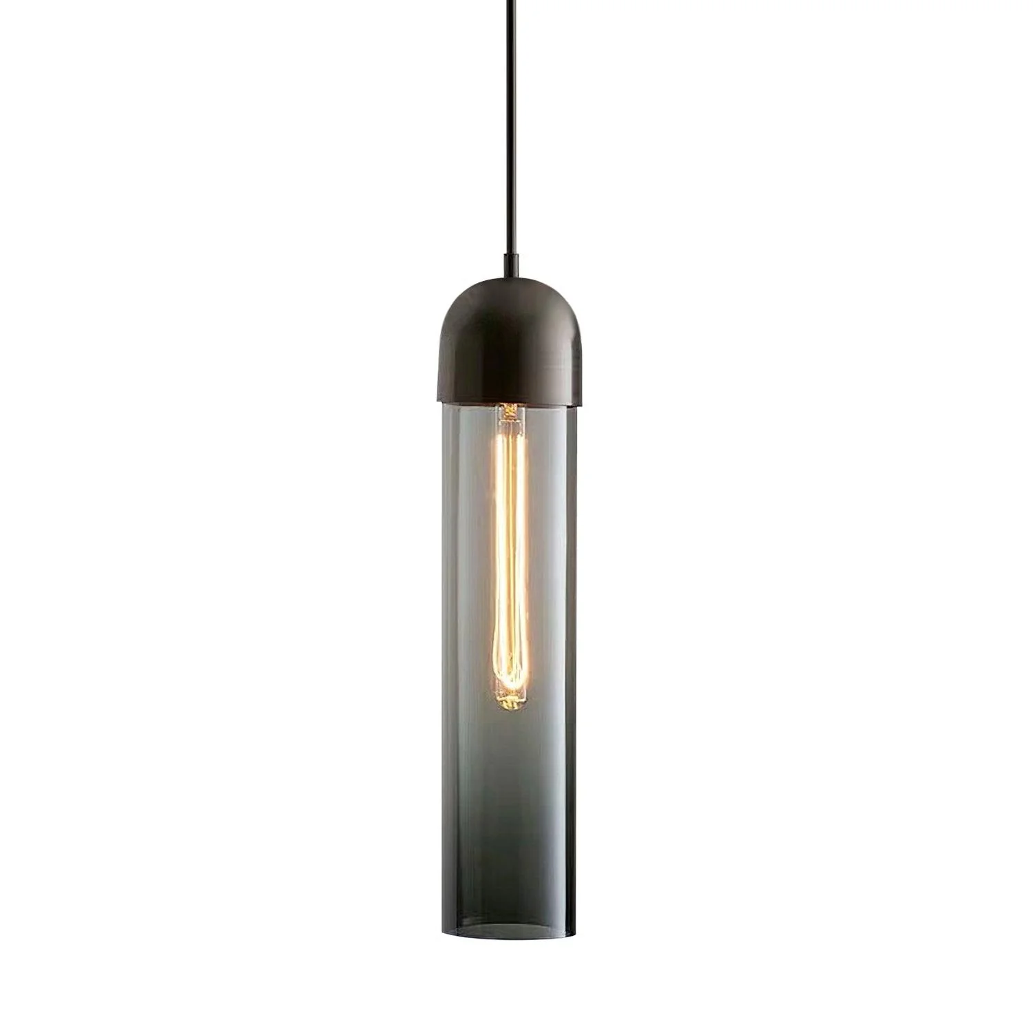 Glass Cylindrical Shape Pendant Light - Image 12