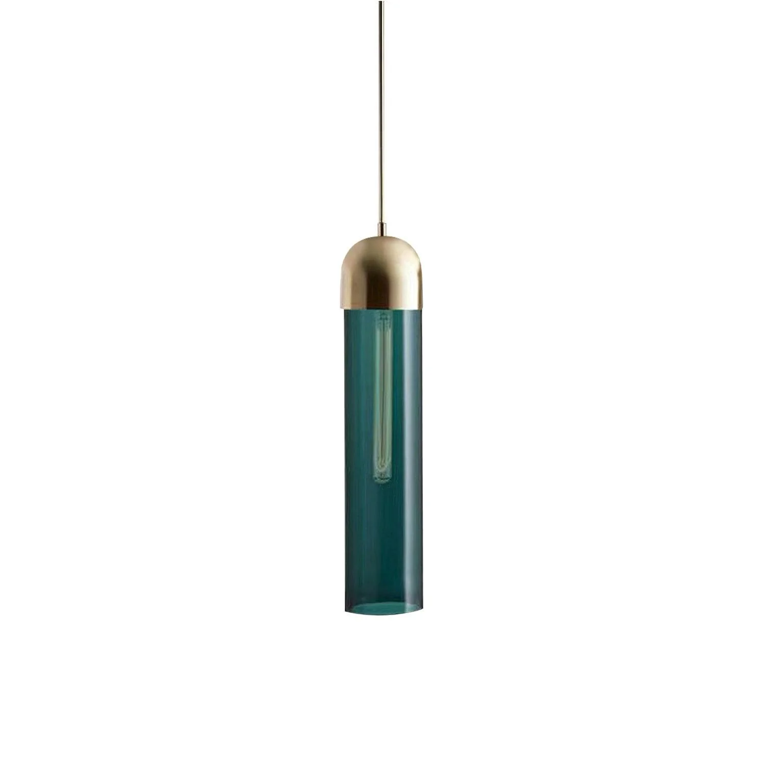 Glass Cylindrical Shape Pendant Light - Image 5
