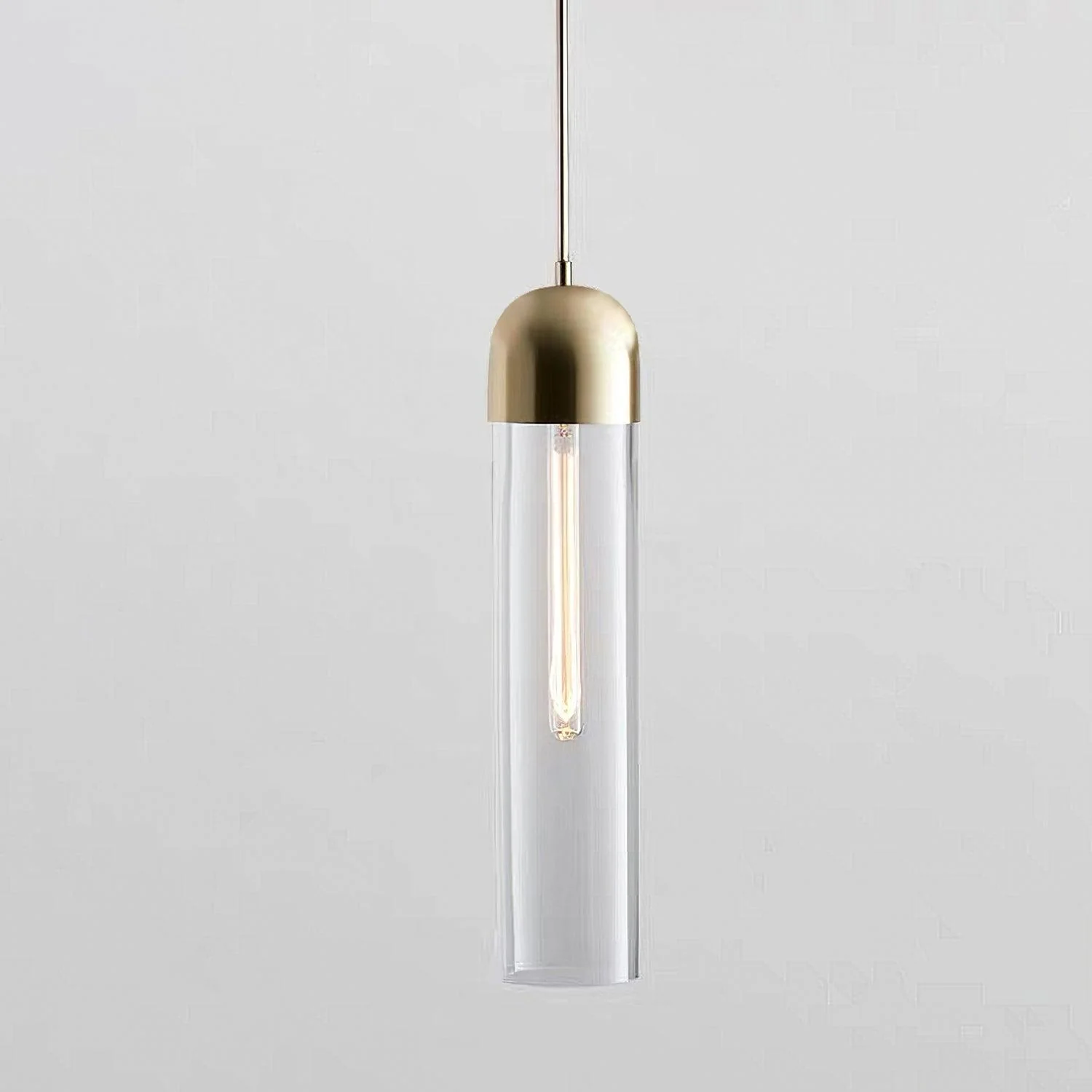 Glass Cylindrical Shape Pendant Light - Image 6