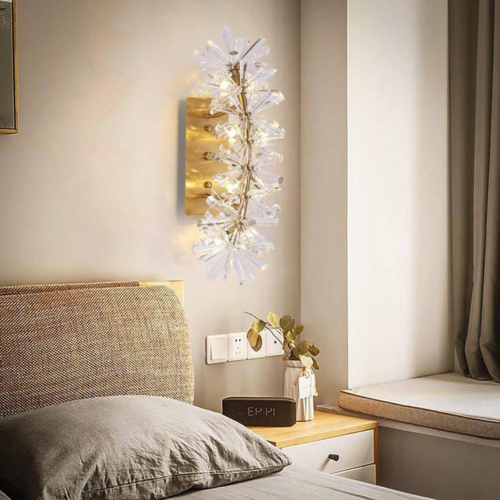 Mira Clear Crystal Wall Sconce - Image 3