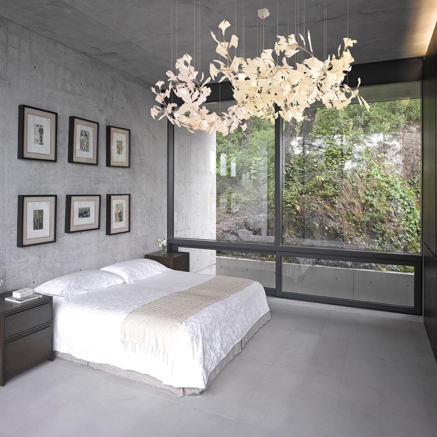 Gold White Leaves Combination Gingko Chandeliers - Image 11