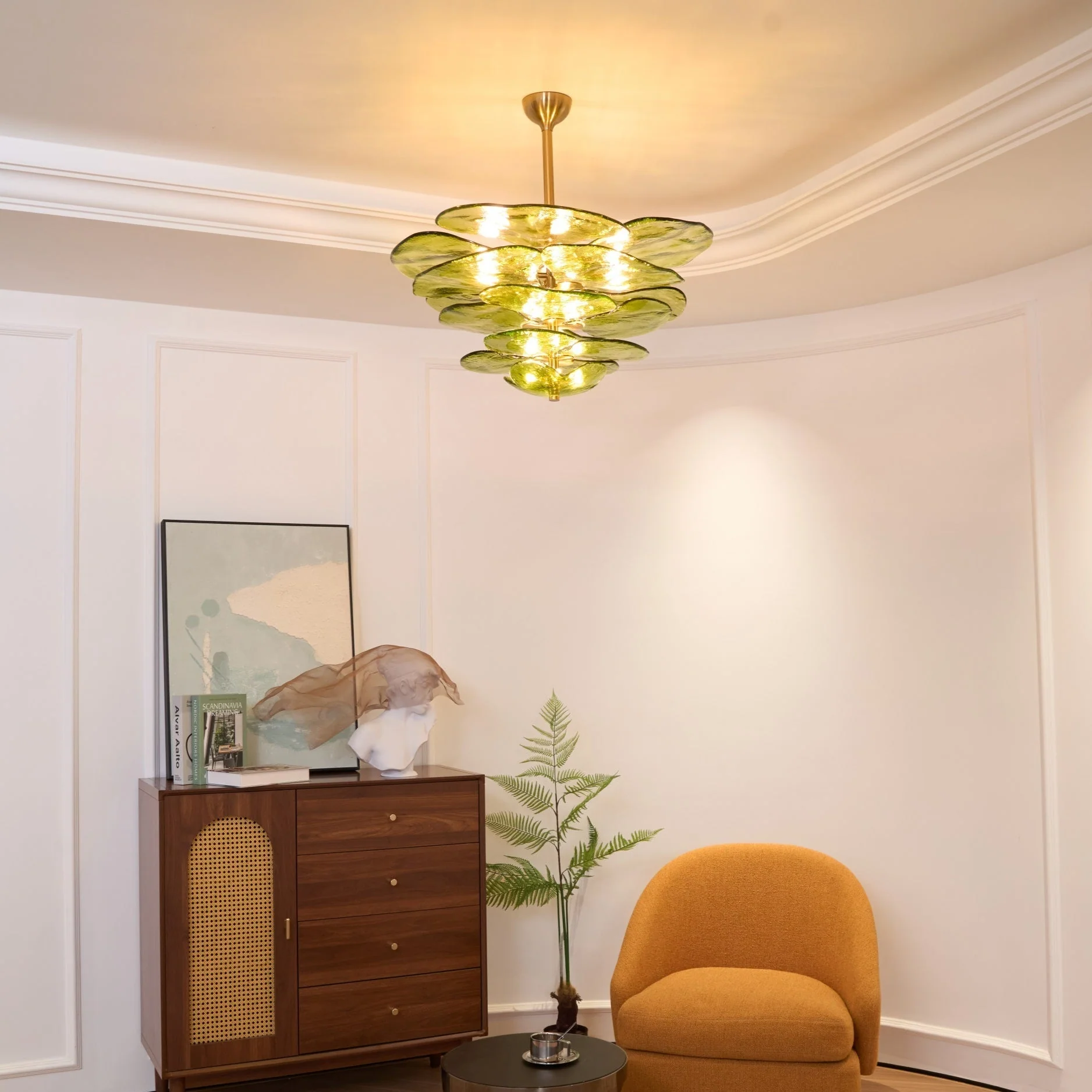Petals Gold Murano Chandelier - Image 33