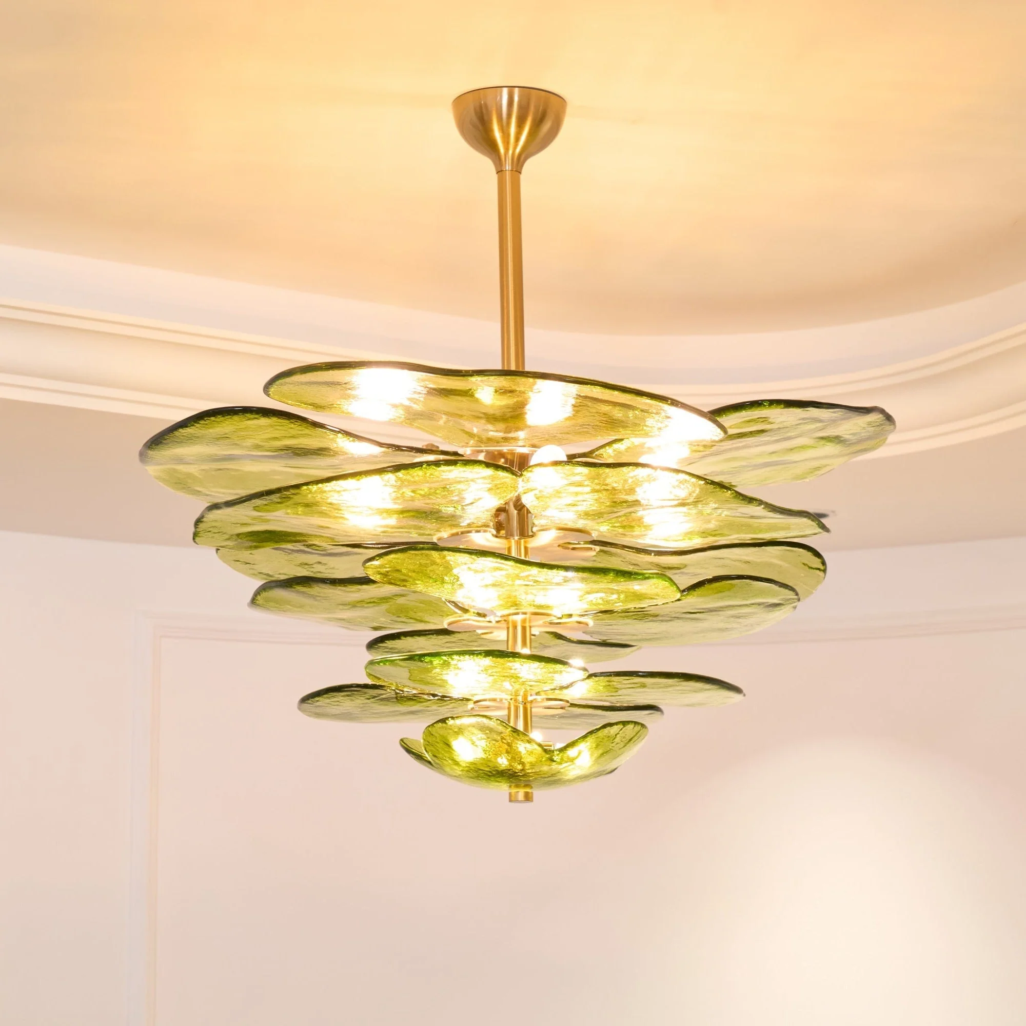 Petals Gold Murano Chandelier - Image 34