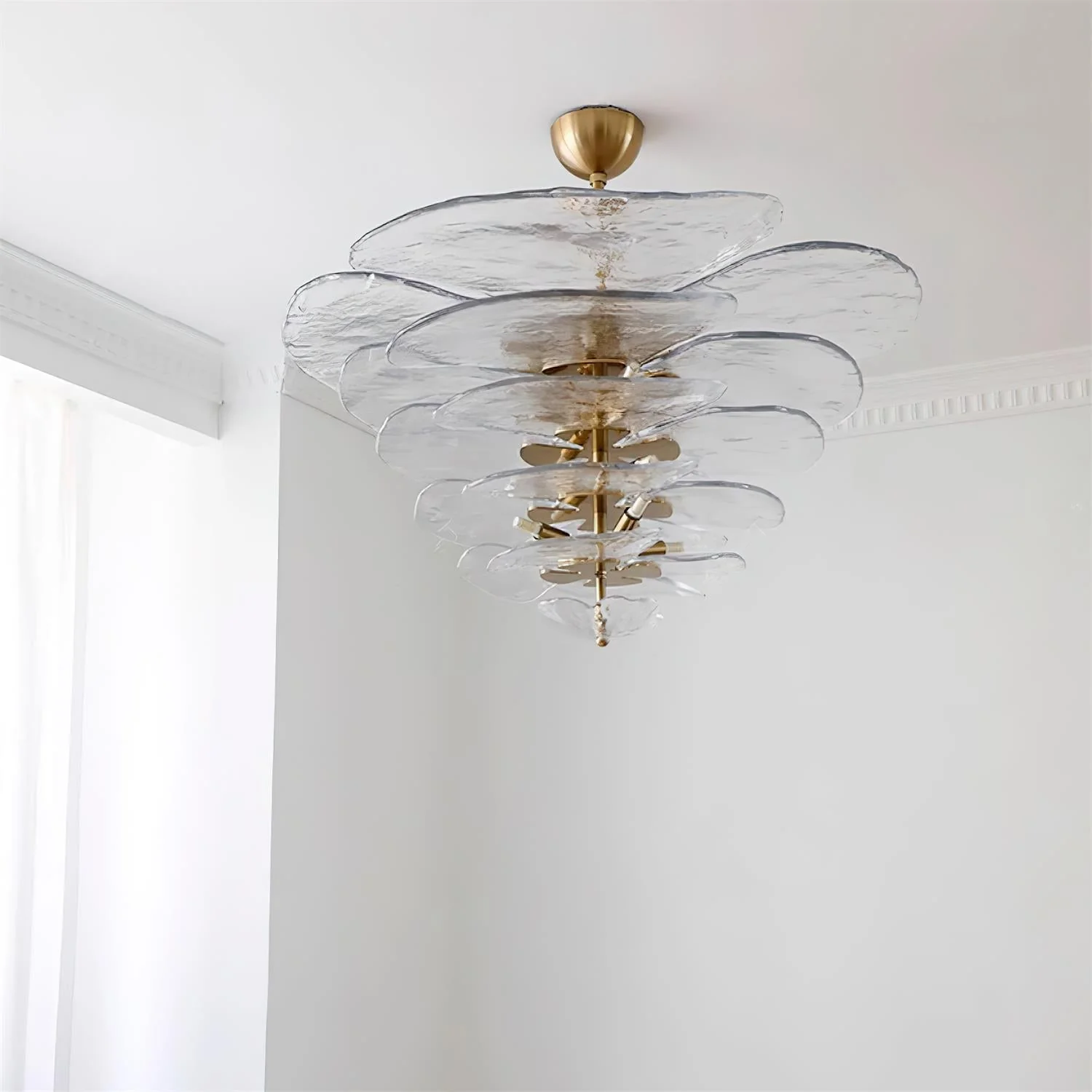 Petals Gold Murano Chandelier - Image 38