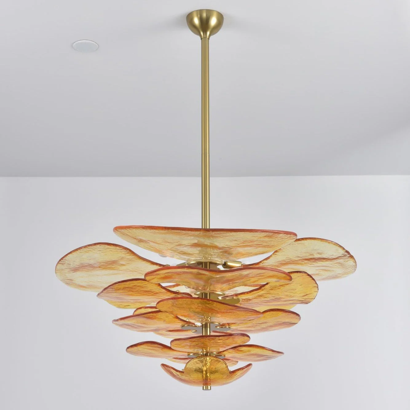 Petals Gold Murano Chandelier - Image 5