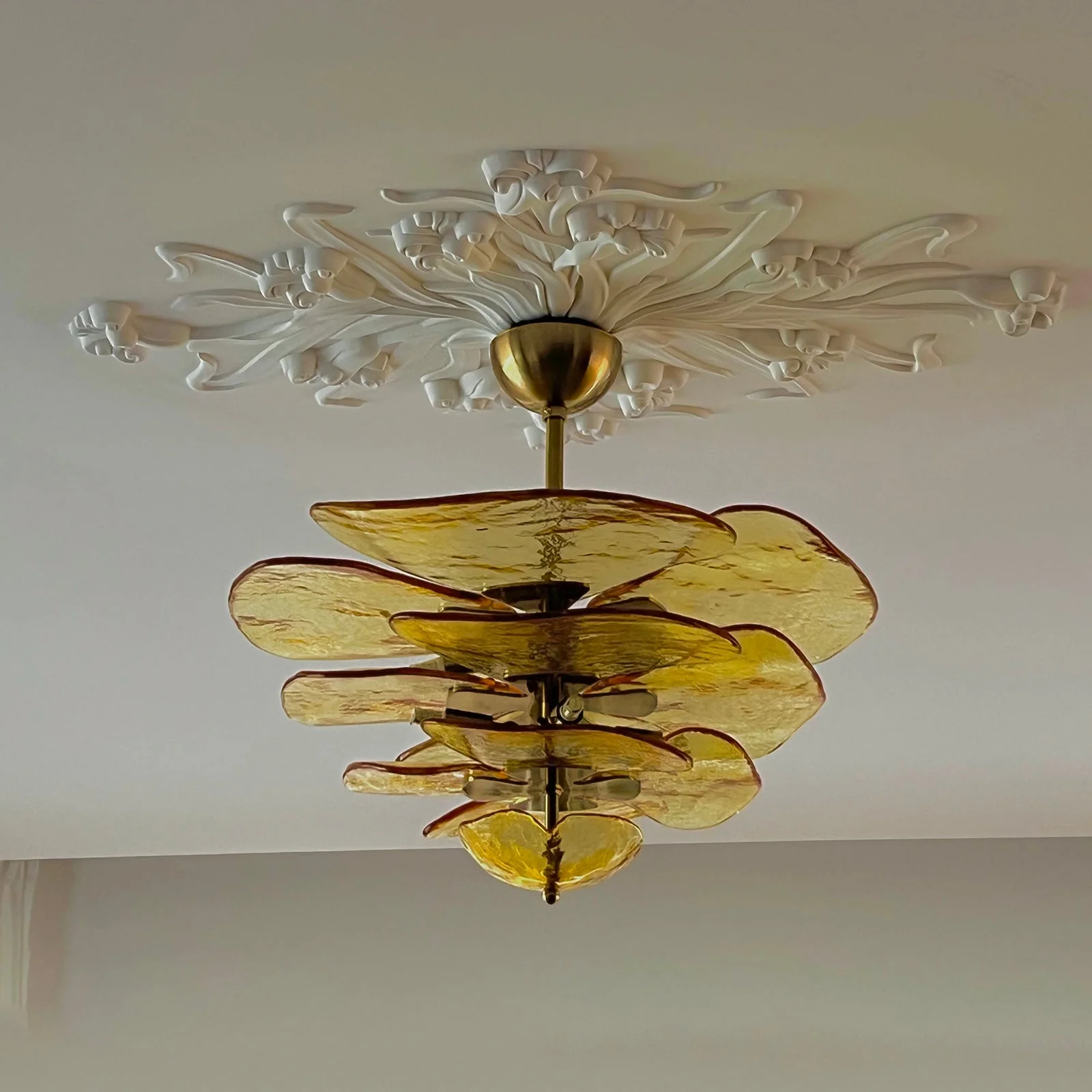 Petals Gold Murano Chandelier - Image 59