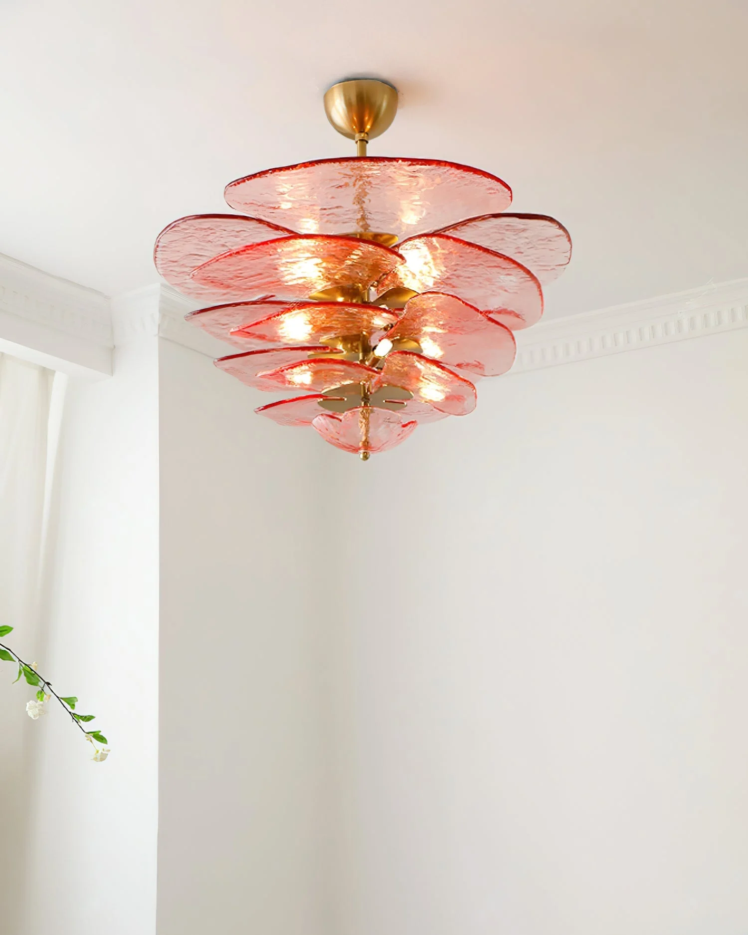 Petals Gold Murano Chandelier - Image 63