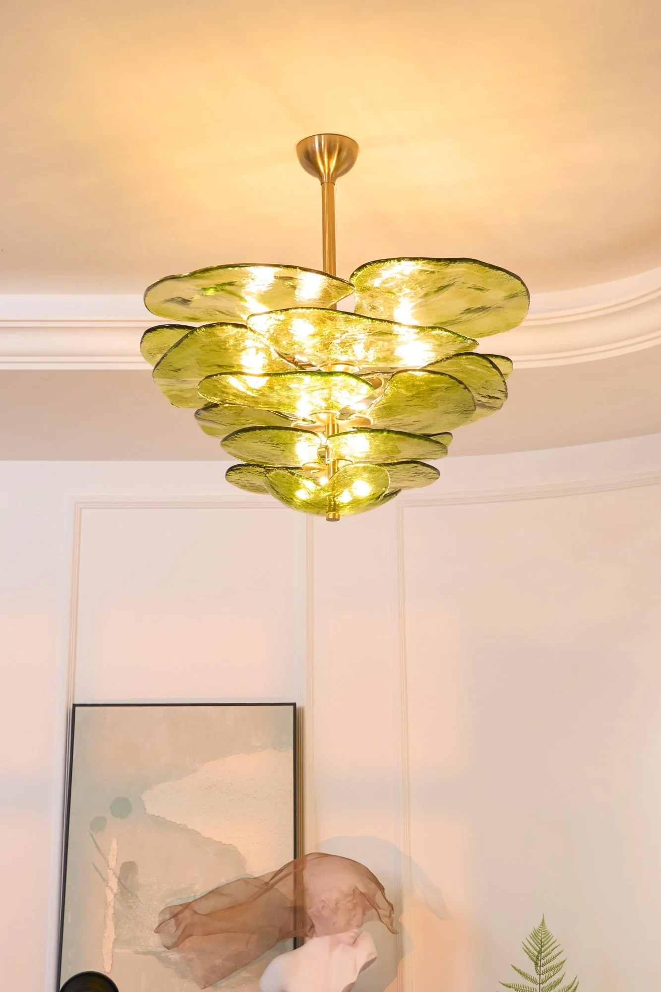 Petals Gold Murano Chandelier - Image 71