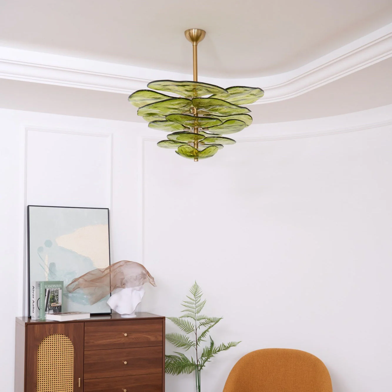 Petals Gold Murano Chandelier - Image 81