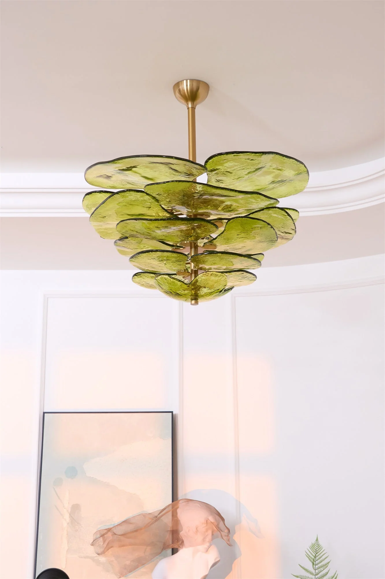 Petals Gold Murano Chandelier - Image 82