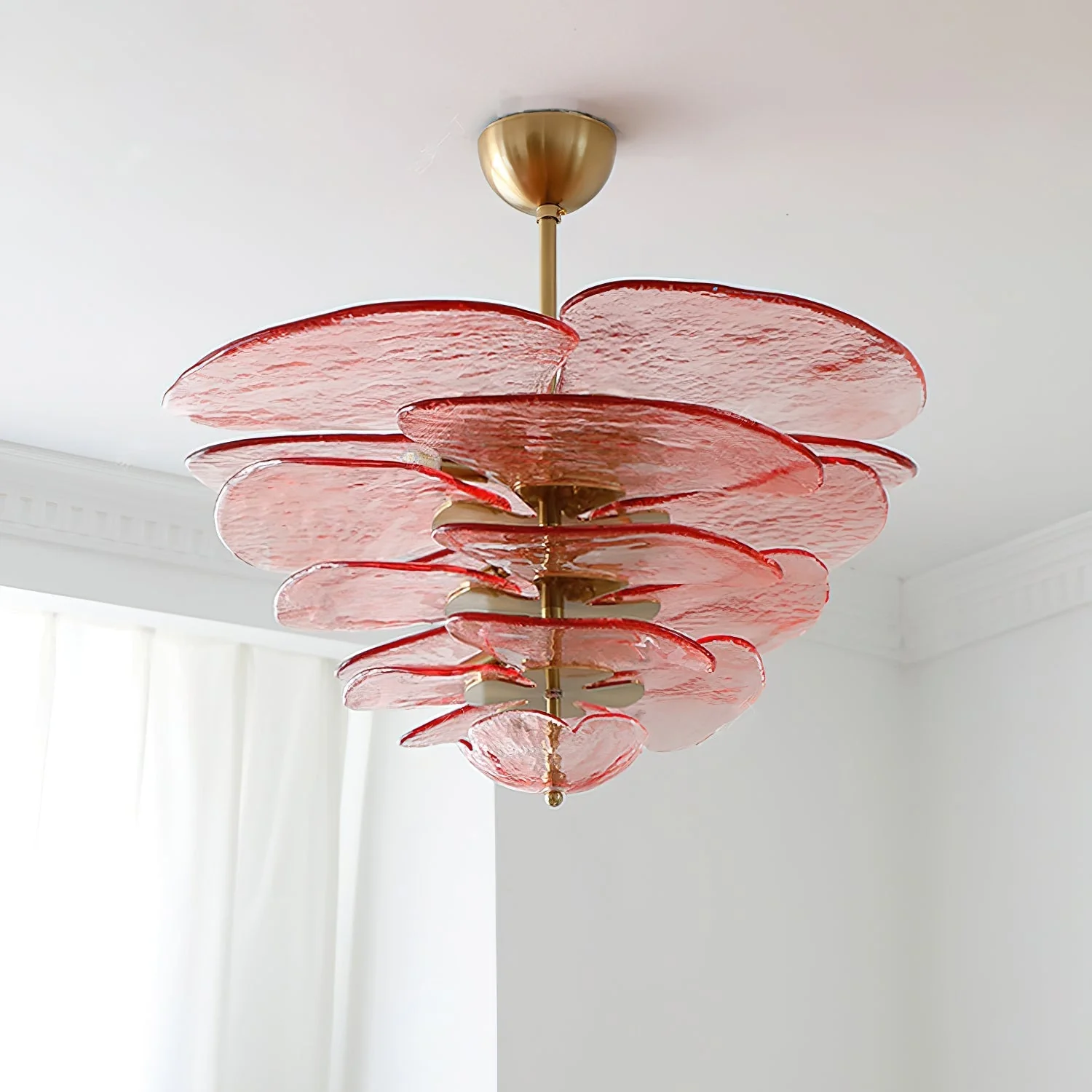 Petals Gold Murano Chandelier - Image 83