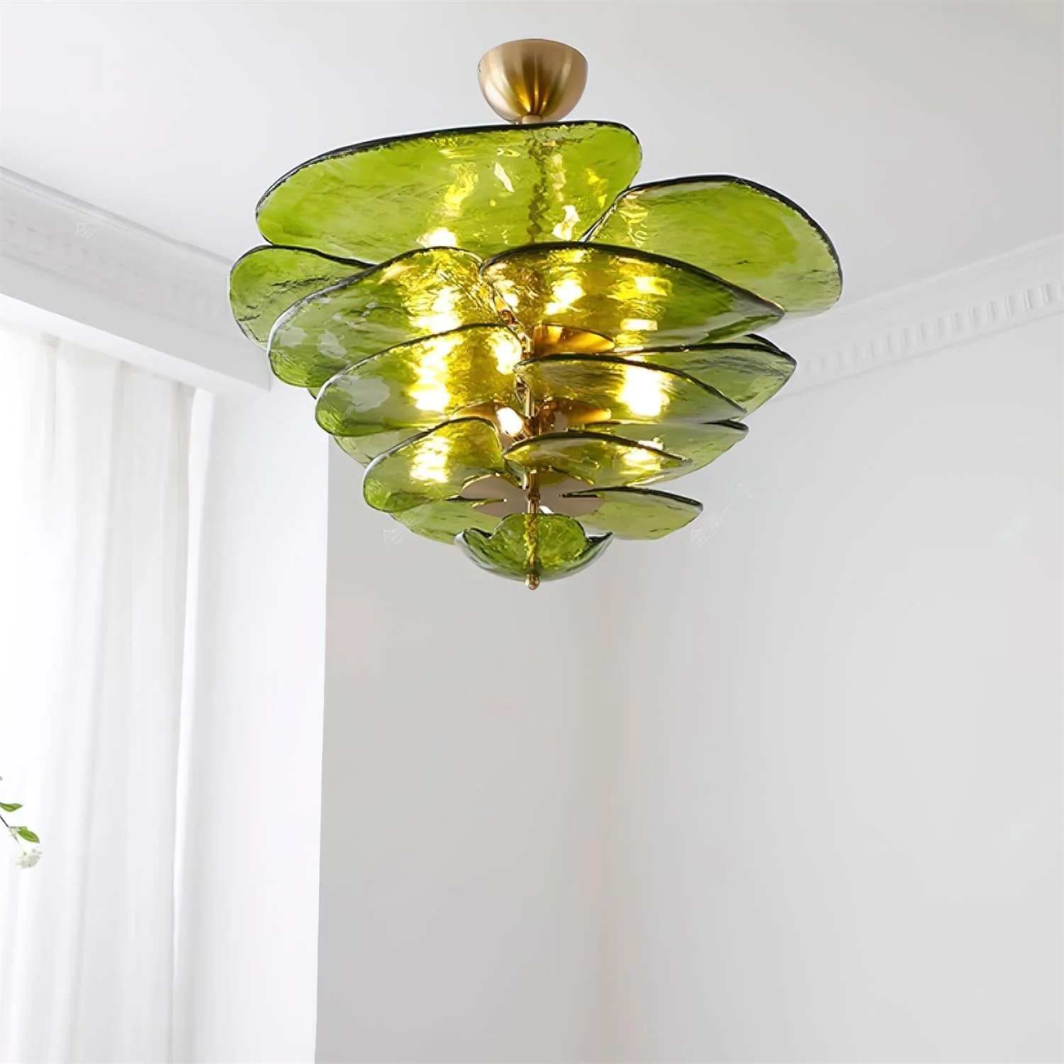 Petals Gold Murano Chandelier - Image 92