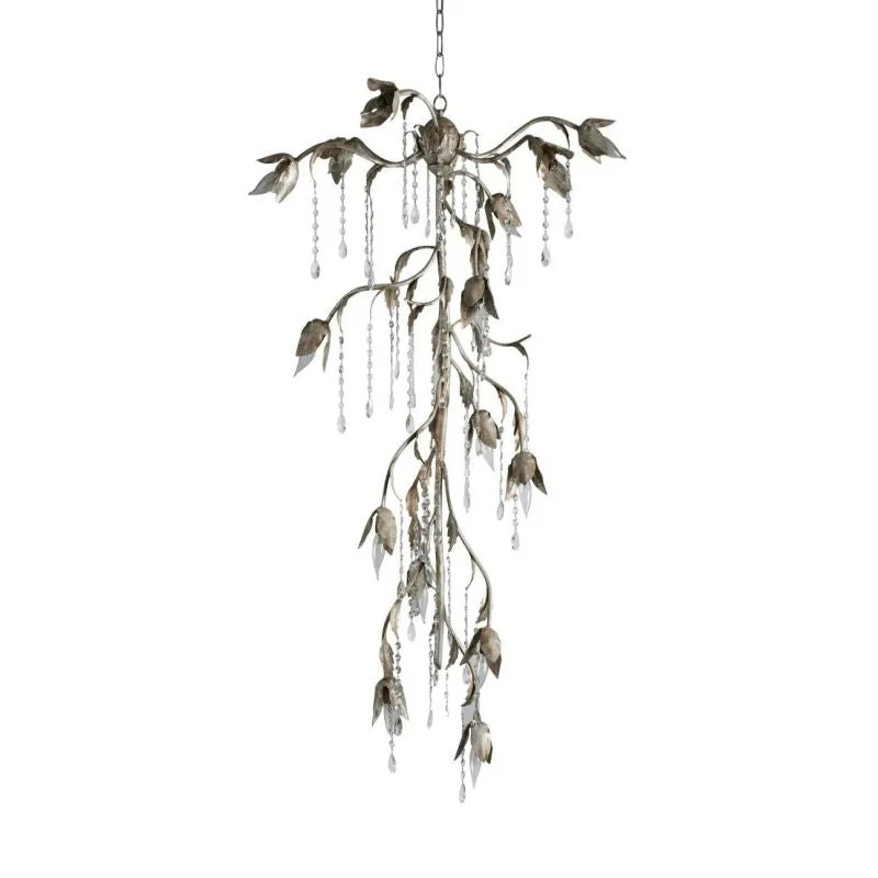 Gothic Viticci Cascade Chandelier 34"H -Silver - Image 7