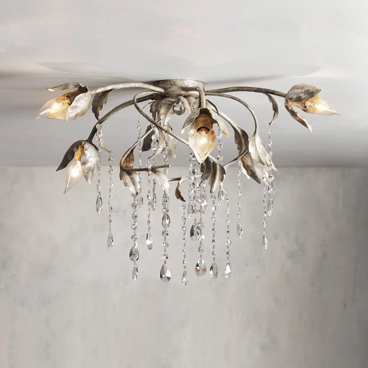 Gothic Viticci Flushmount 23.5" 32"-Silver - Image 4