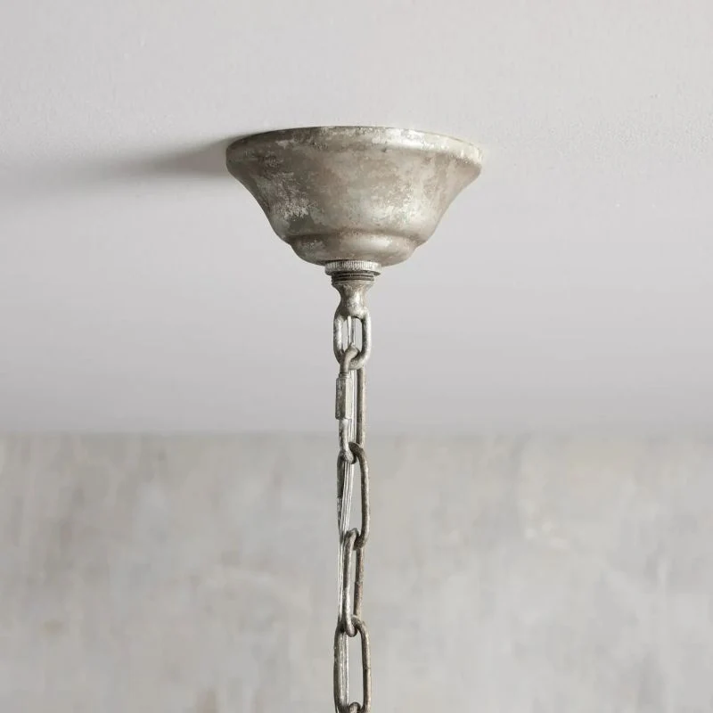 Gothic Viticci Rectangular Chandelier 52 " 61" 71"- Silver - Image 11