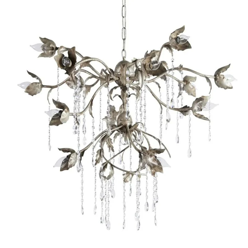 Gothic Viticci Round Chandelier 40"-Silver - Image 5
