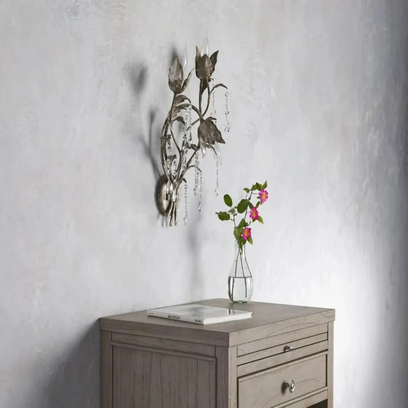 Gothic Viticcio Wall Sconce 3-Light 6-Light - Silver - Image 12