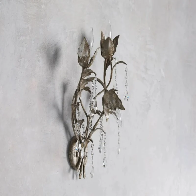 Gothic Viticcio Wall Sconce 3-Light 6-Light - Silver - Image 14