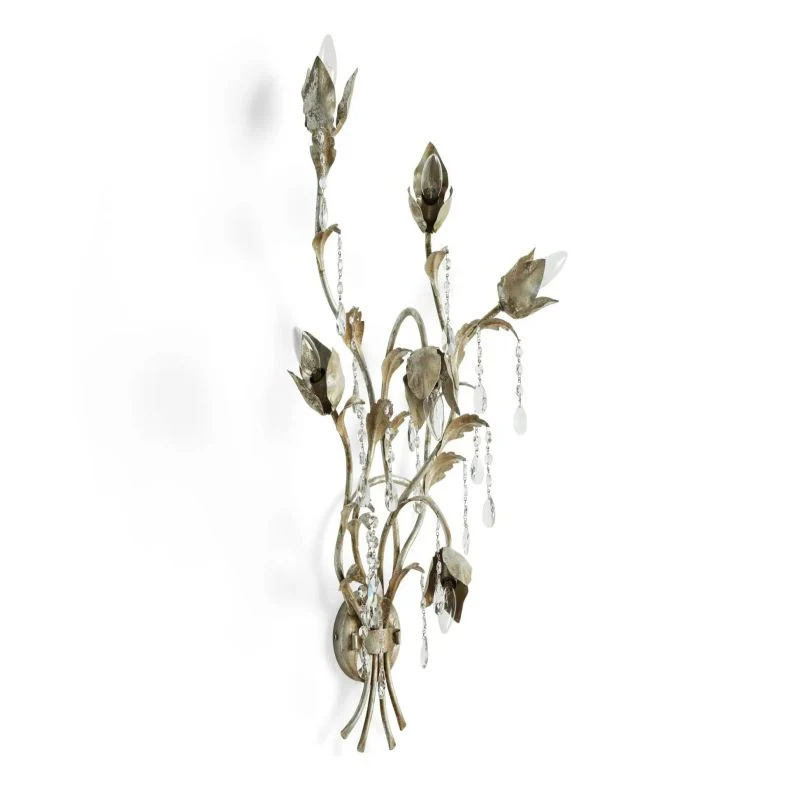 Gothic Viticcio Wall Sconce 3-Light 6-Light - Silver - Image 7