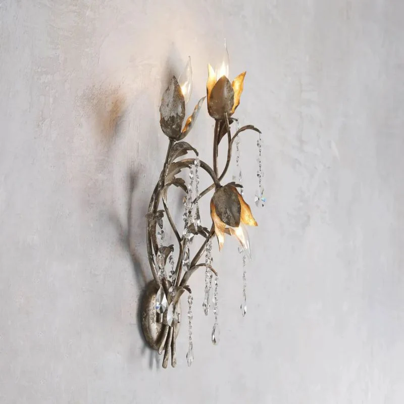 Gothic Viticcio Wall Sconce 3-Light 6-Light - Silver - Image 9
