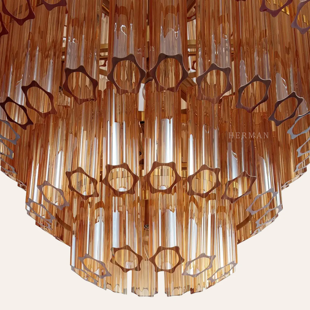 Grande Palermo Murano Chandelier  32.68" - Image 10