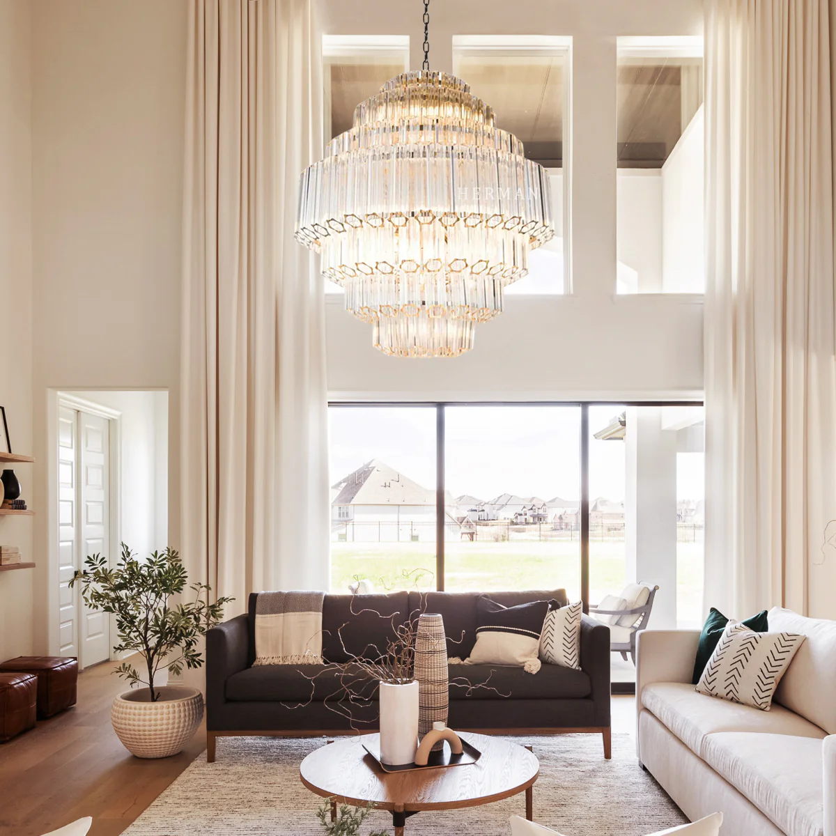 Grande Palermo Murano Chandelier  32.68" - Image 17