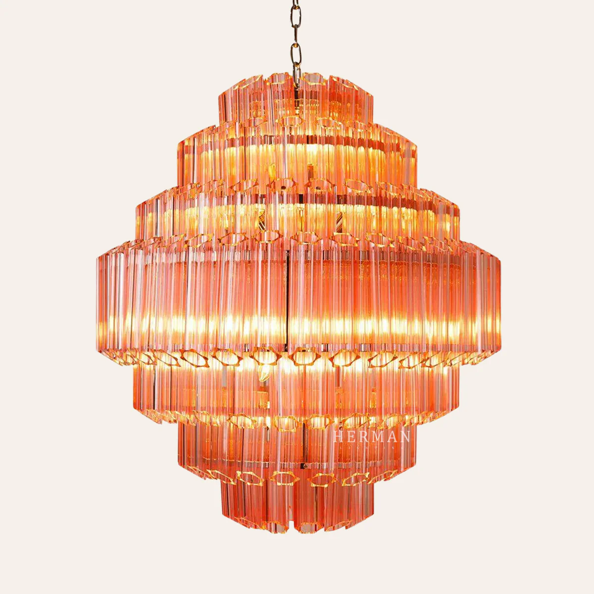 Grande Palermo Murano Chandelier  32.68" - Image 3