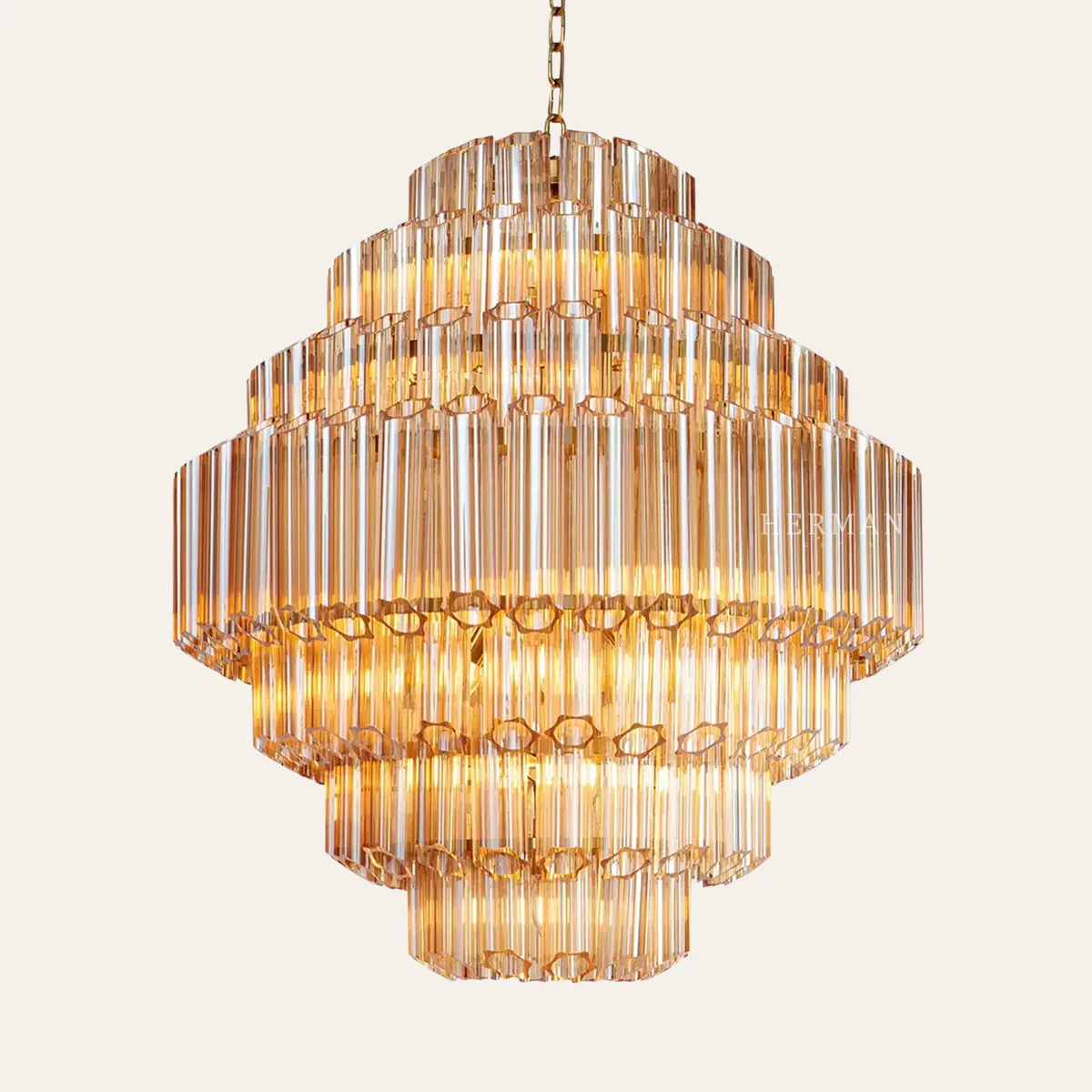 Grande Palermo Murano Chandelier  32.68" - Image 7